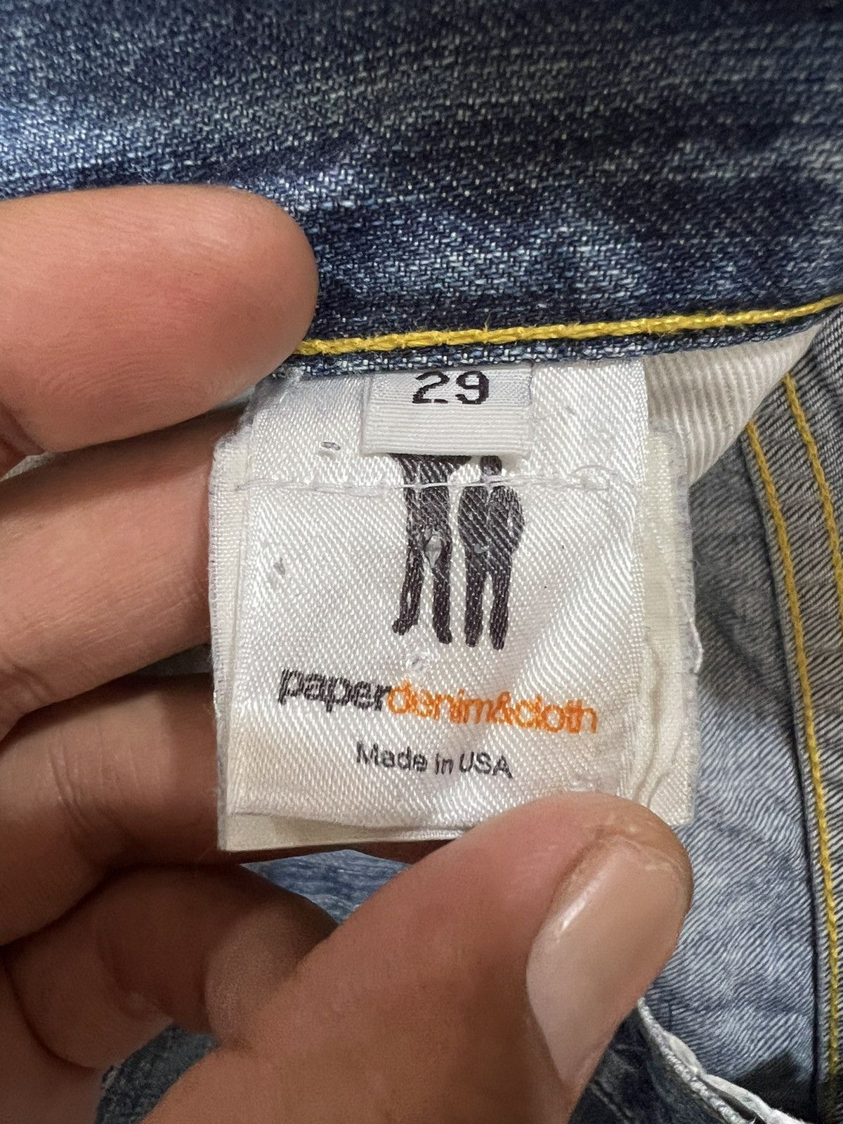 Paper Denim & Cloth 🔥Paper Denim & Cloth Made in Usa Distressed Denim Size US 30 / EU 46 - 15 Thumbnail