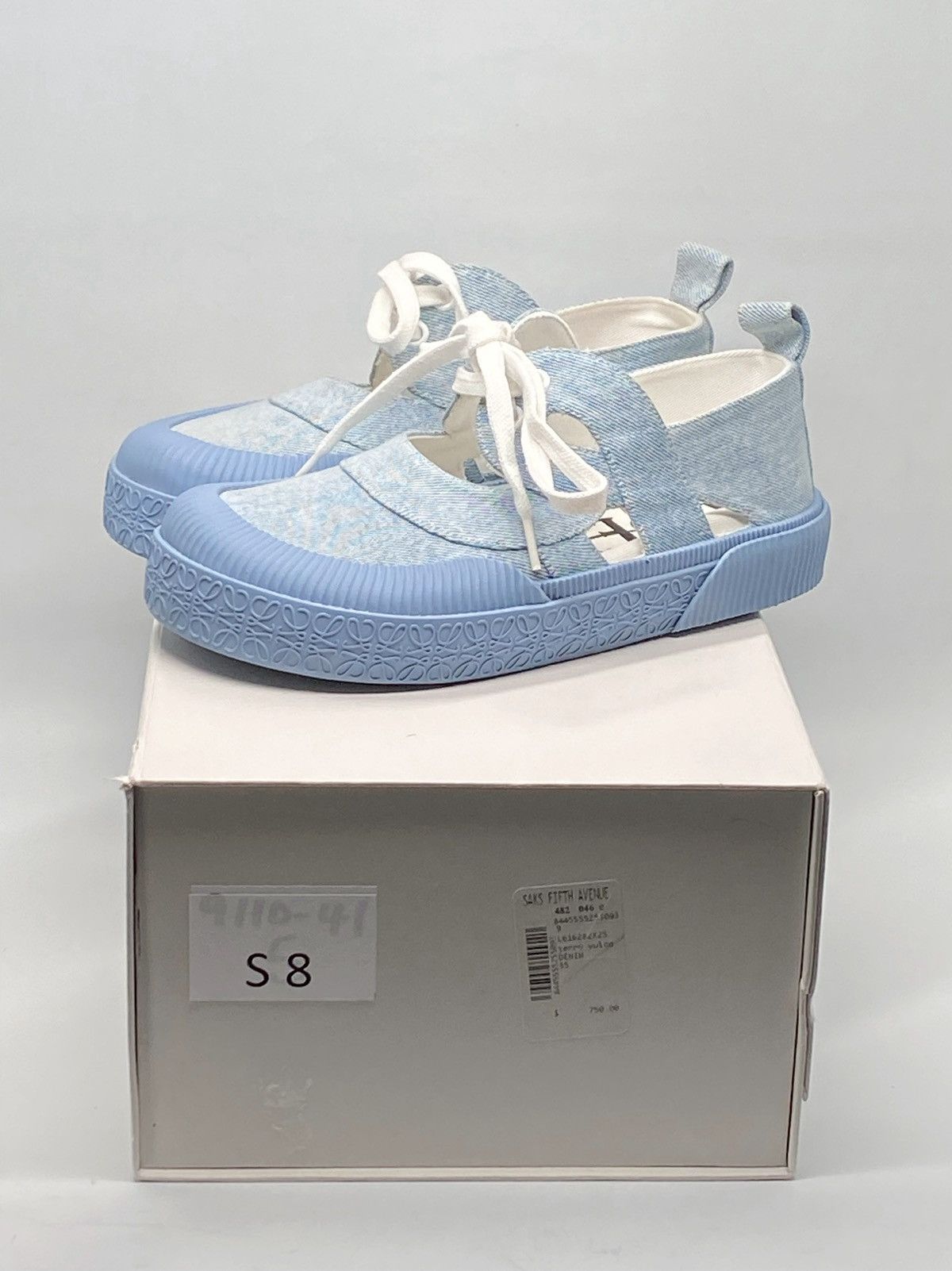 Loewe Loewe Cut-Out Platform Denim Sneakers size 35 Size US 5 / IT 35 - 14 Thumbnail