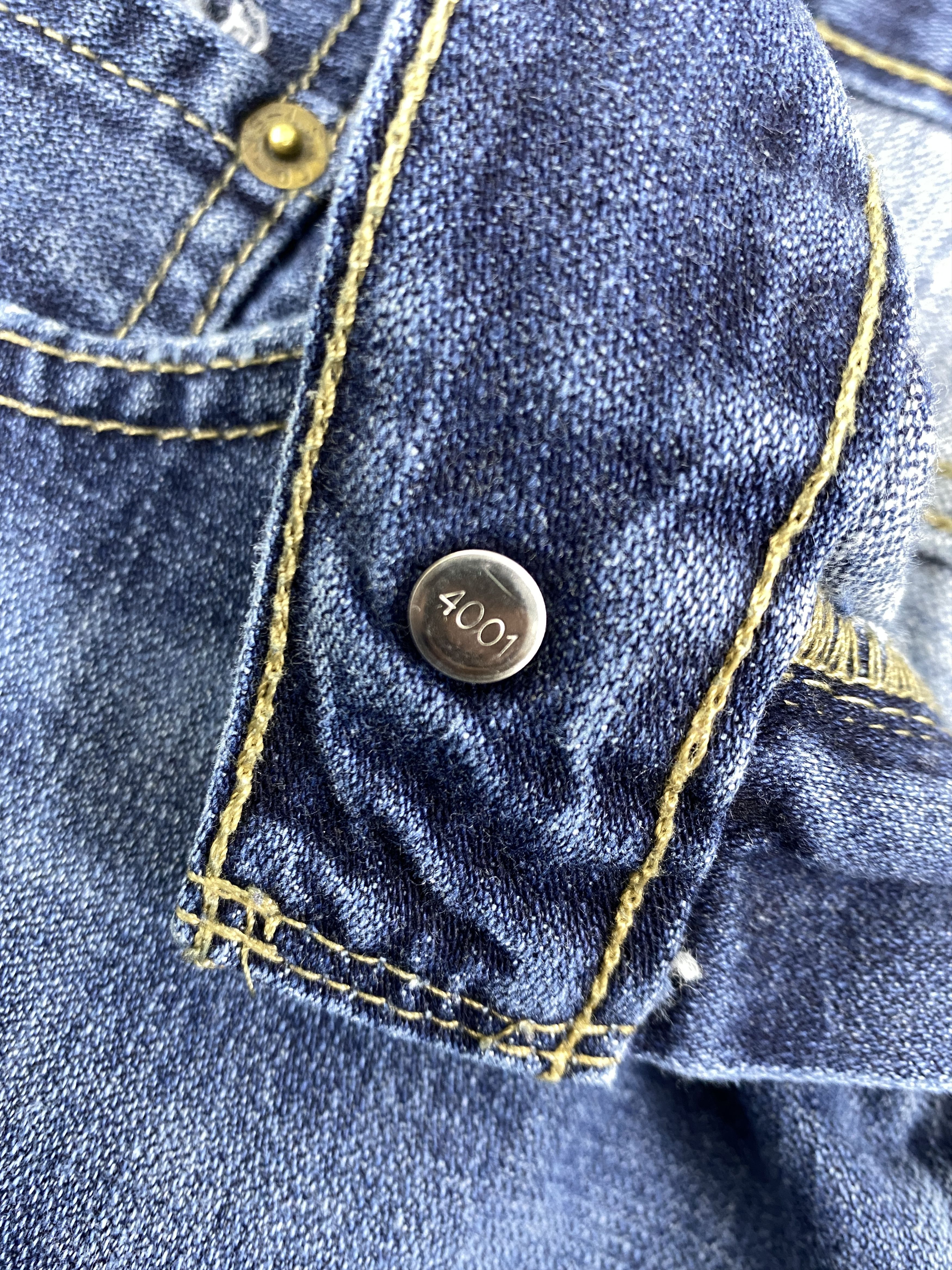 Japanese Brand Dark Blue Vintage Levi's 513 Distressed Denim 30x31.5 JN371 Size US 30 / EU 46 - 7 Thumbnail