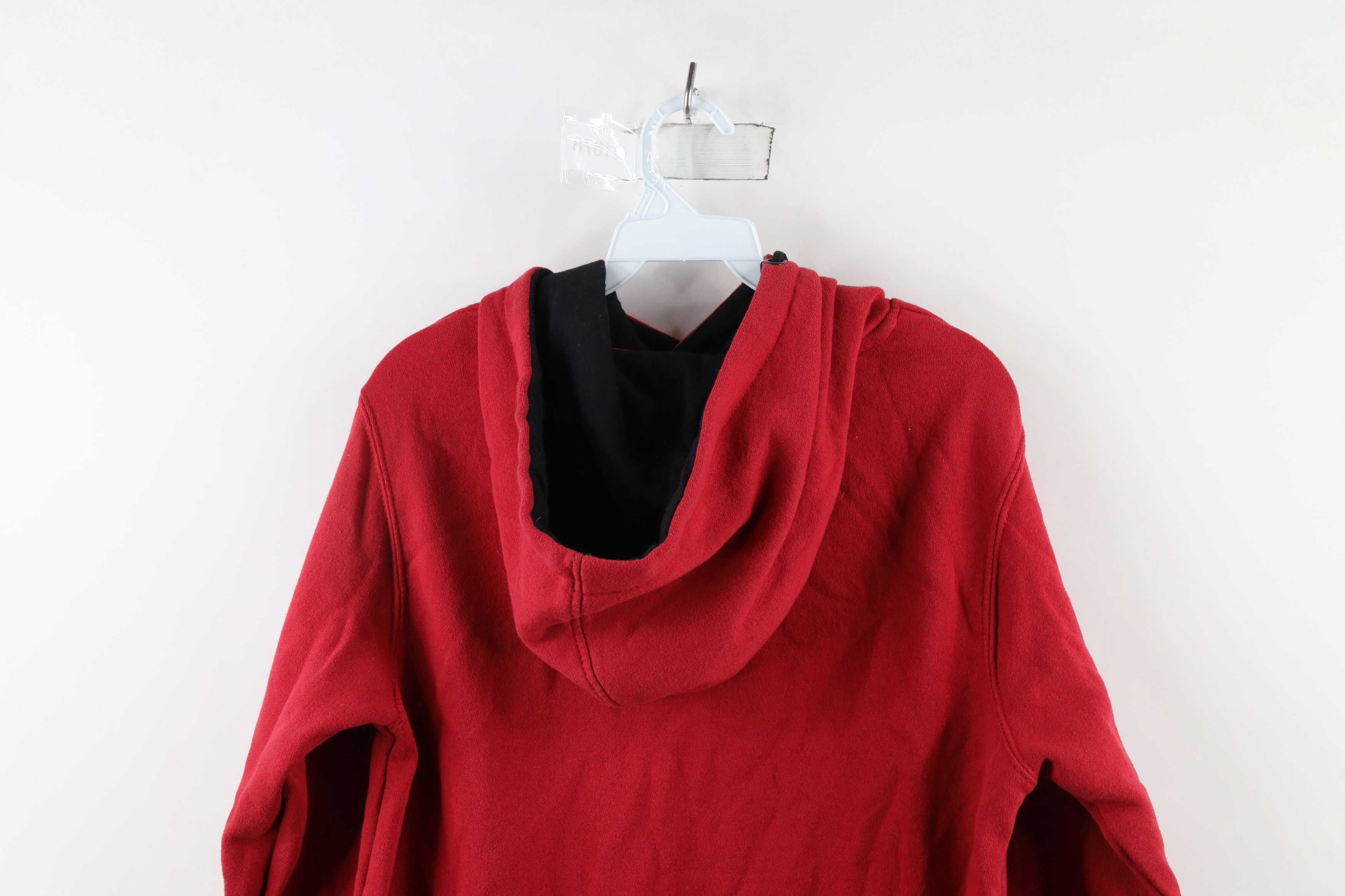 Vintage Vintage Streetwear Organic Cotton Hoodie Sweatshirt Red Size US L / EU 52-54 / 3 - 10 Thumbnail