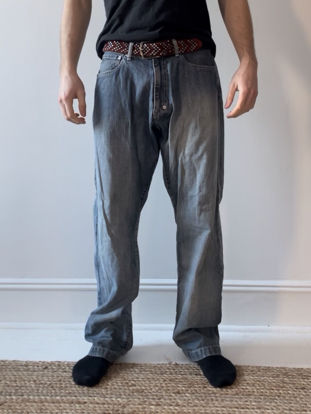 Swagger SS06 SWAGGER Faded Denim pants Size US 34 / EU 50 - 2 Thumbnail