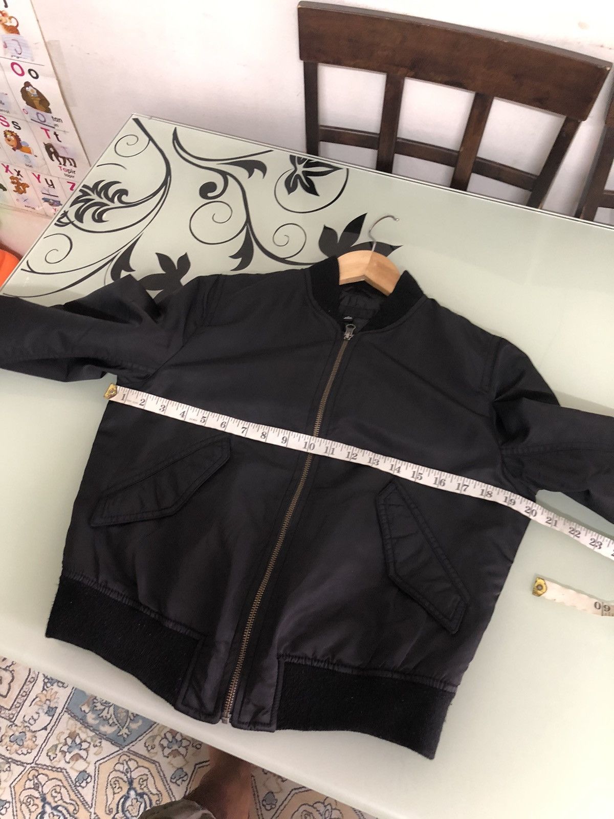 Japanese Brand 🏴 Vintage Uniqlo Black Minimalist Bomber Jacket Size M / US 6-8 / IT 42-44 - 15 Thumbnail