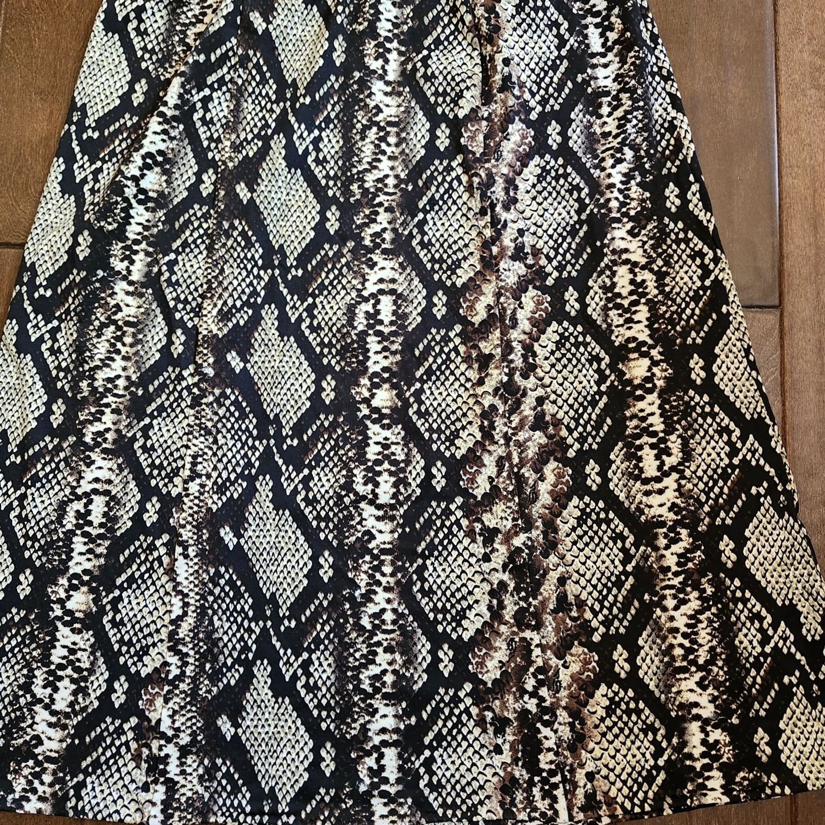 Skin Covington Womens Snake Skin Pattern Skirt - S/C - Multicolor Casual Size 28" / US 6 / IT 42 - 4 Thumbnail