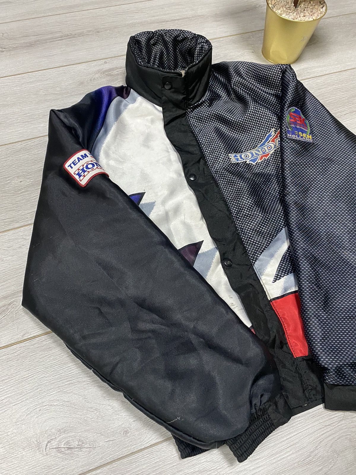 Honda Honda vintage over print jacket big logo Size US M / EU 48-50 / 2 - 7 Thumbnail