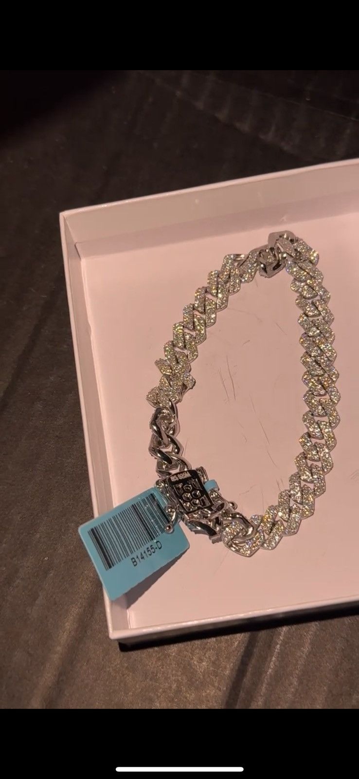 Other s925 Cuban Wrist Chain Moissanite Size ONE SIZE - 4 Thumbnail
