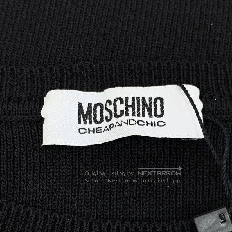 Moschino Moschino Black Cotton Ladies Sweater . Size M / US 6-8 / IT 42-44 - 5 Thumbnail