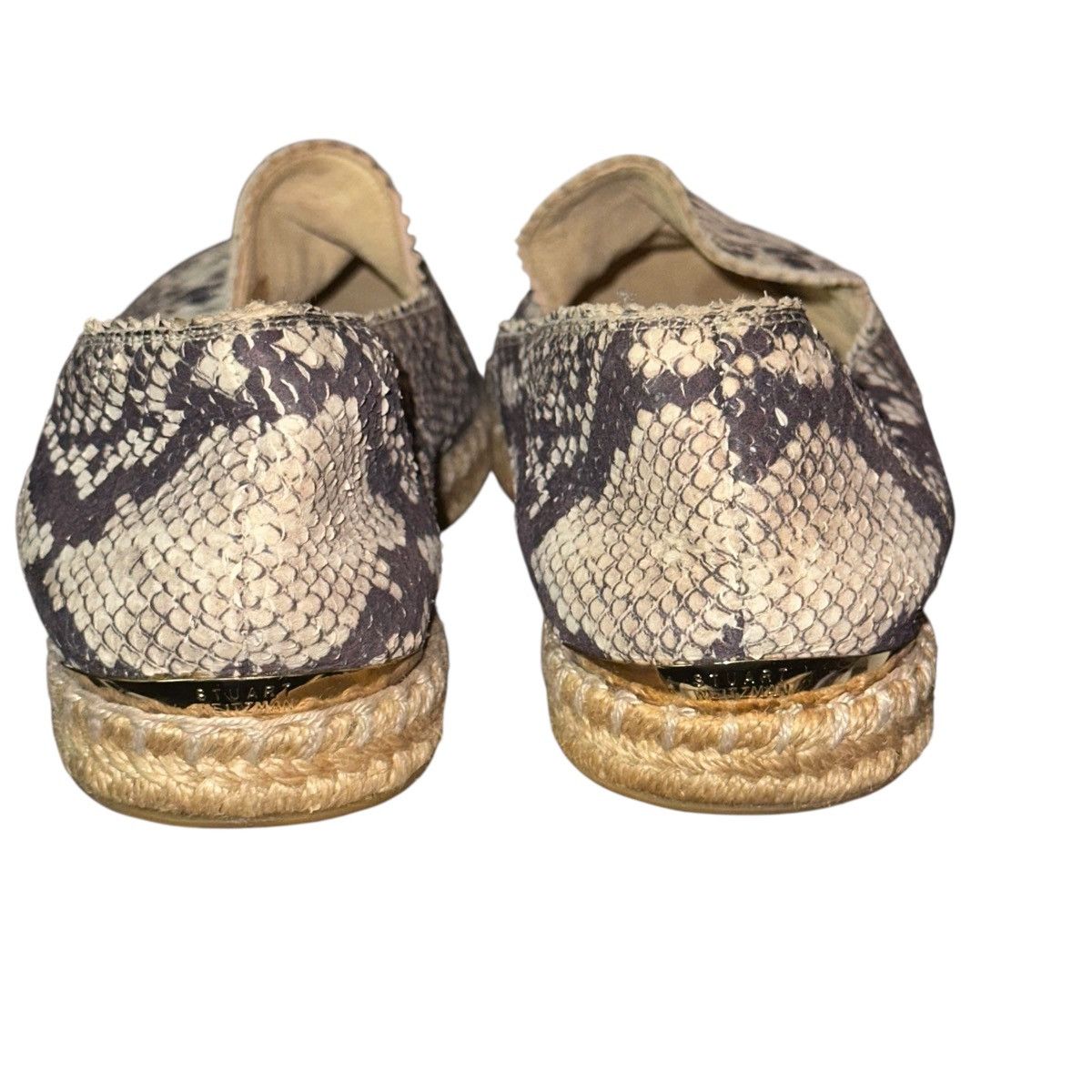 Stuart Weitzman Stuart Weitzman Catalan snakeskin espadrille slip on sneaker Size US 8.5 / IT 38.5 - 7 Thumbnail