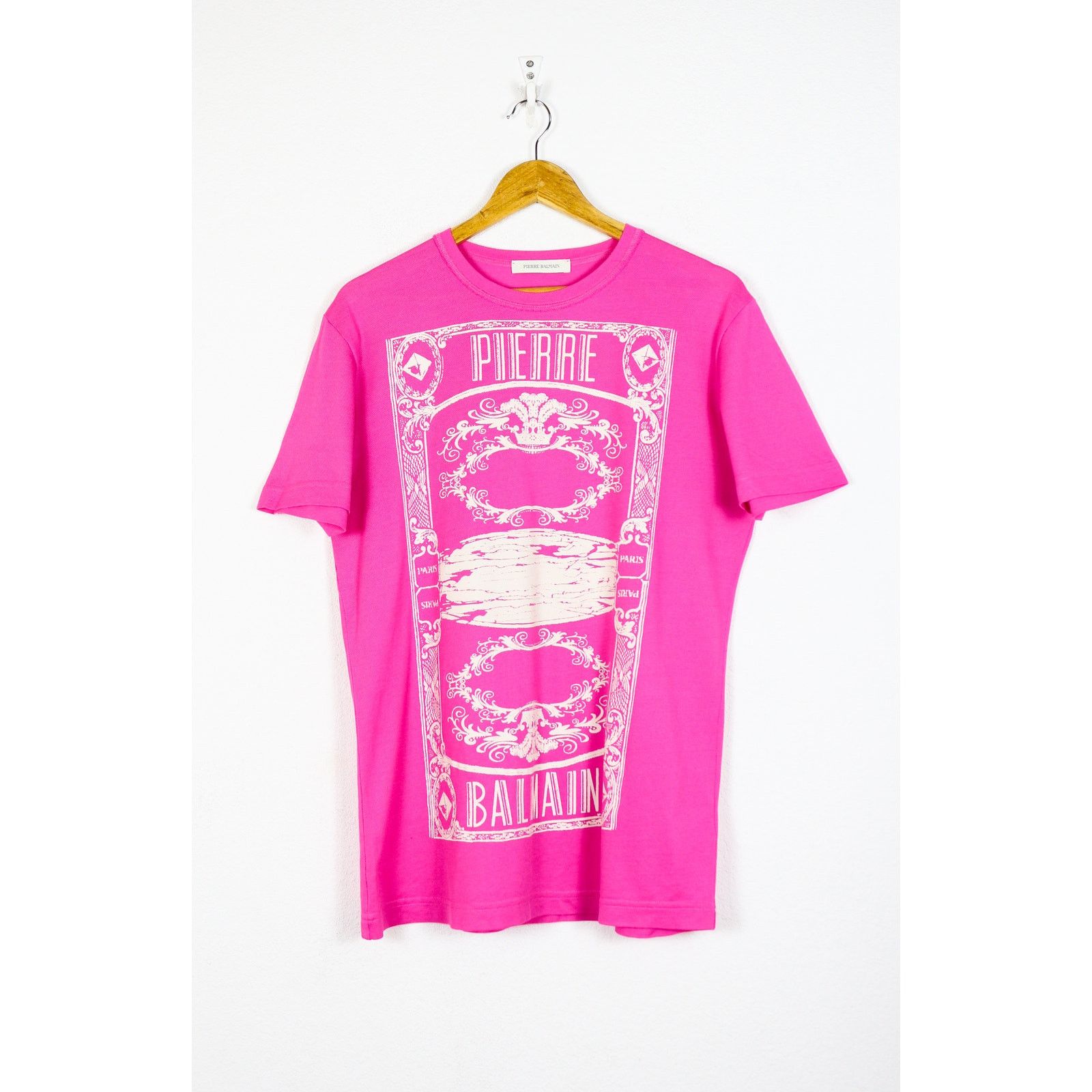 Pierre Balmain Pierre Balmain Paris Baroque Graphic Print Tee T-shirt Y2K Size US M / EU 48-50 / 2 - 1 Thumbnail