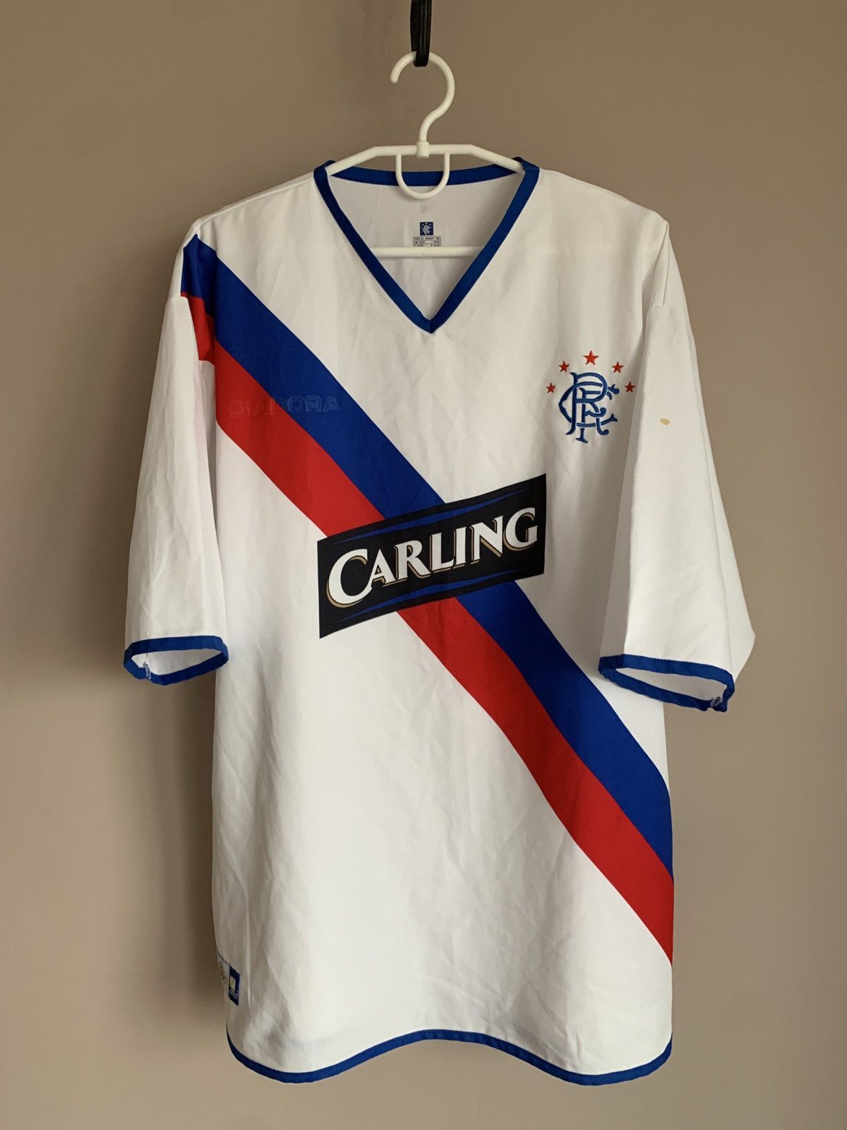 Vintage Rangers Glasgow 2004 Away Football Shirt Diadora Soccer XL Size US XL / EU 56 / 4 - 1 Thumbnail
