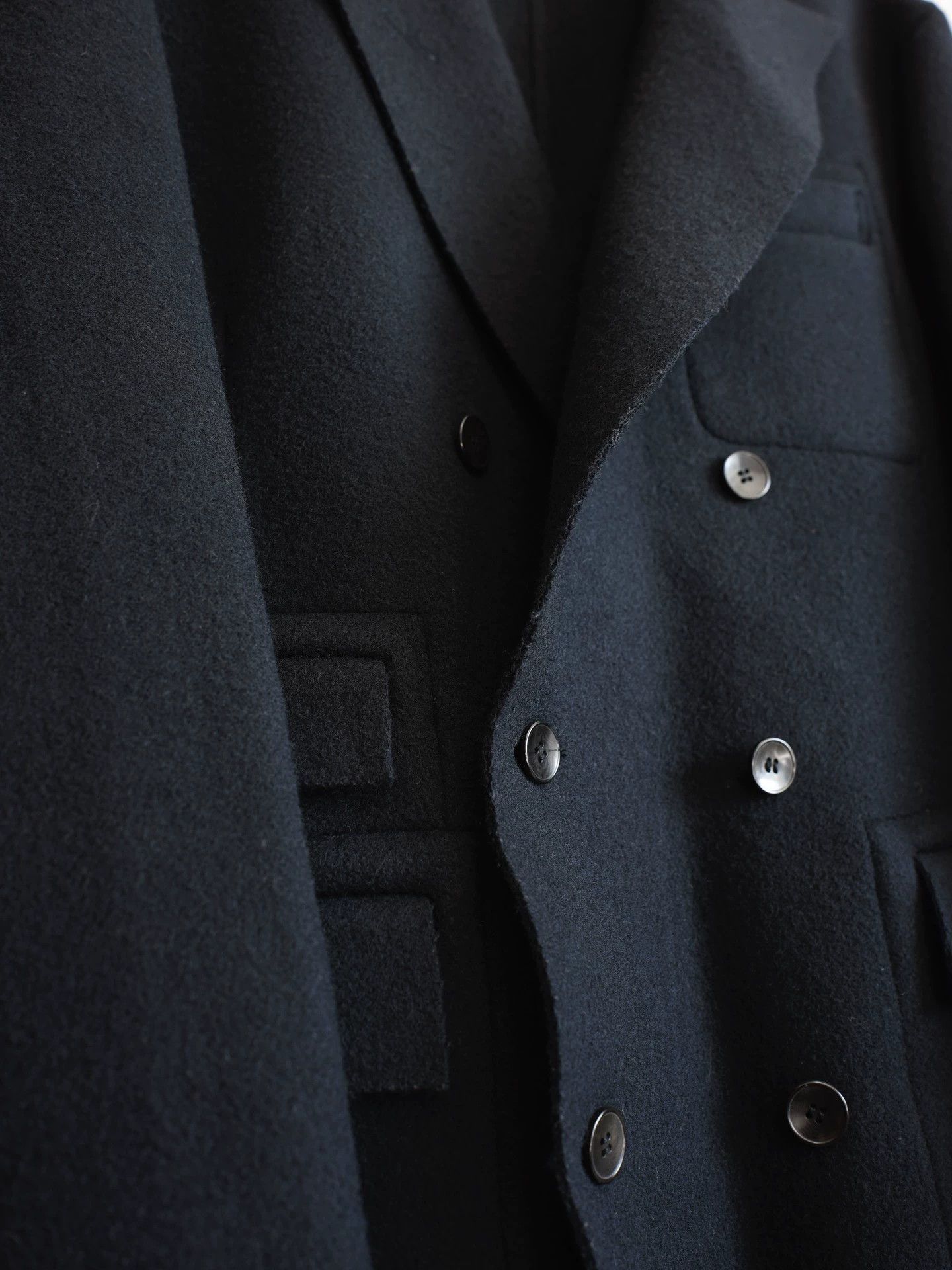 Yohji Yamamoto Yohji Yamamoto 95AW DB Wool Suit Jacket Size US S / EU 44-46 / 1 - 6 Thumbnail