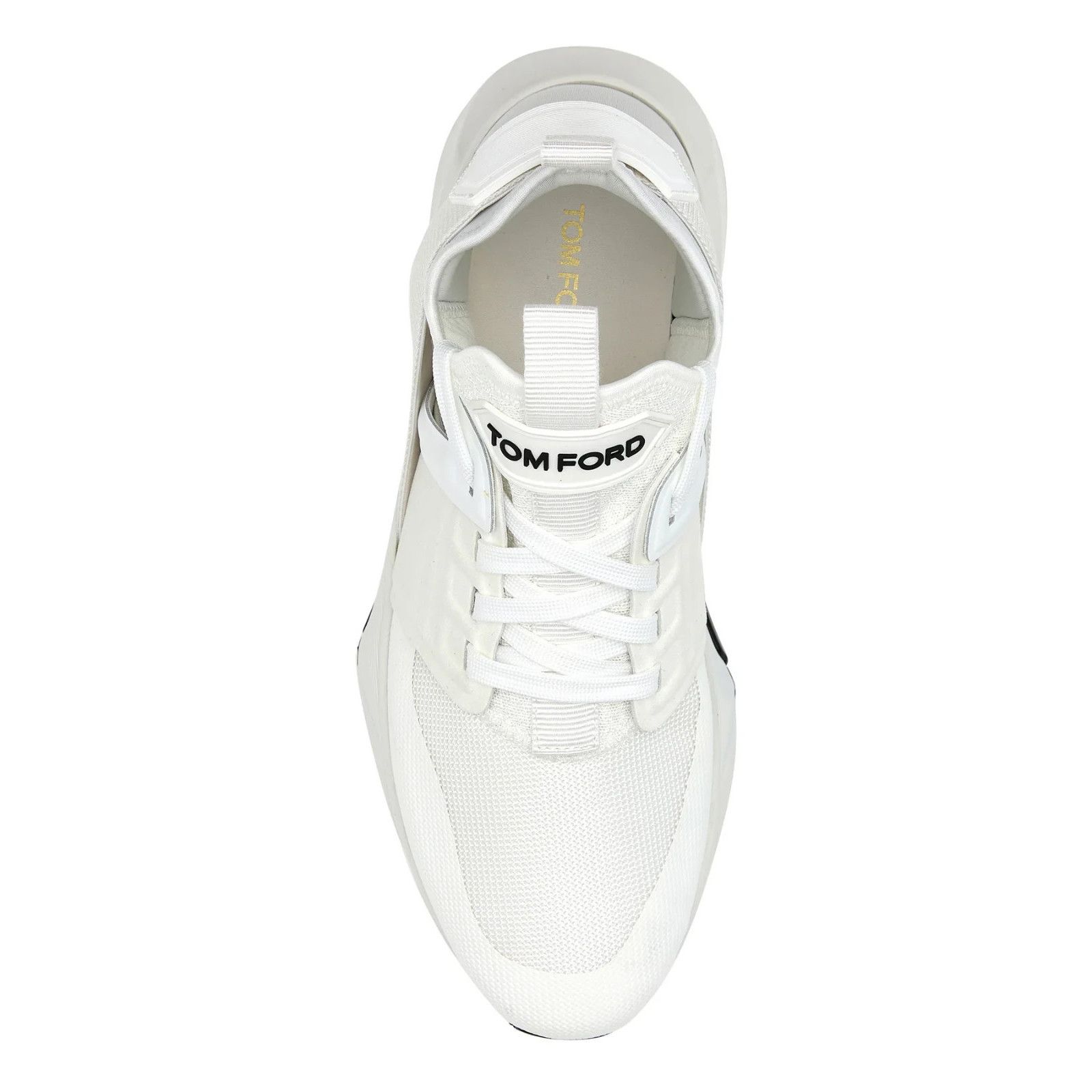Tom Ford TOM FORD Jago White Sneakers New & Authentic (TF size:8;) Size US 8 / EU 41 - 4 Thumbnail