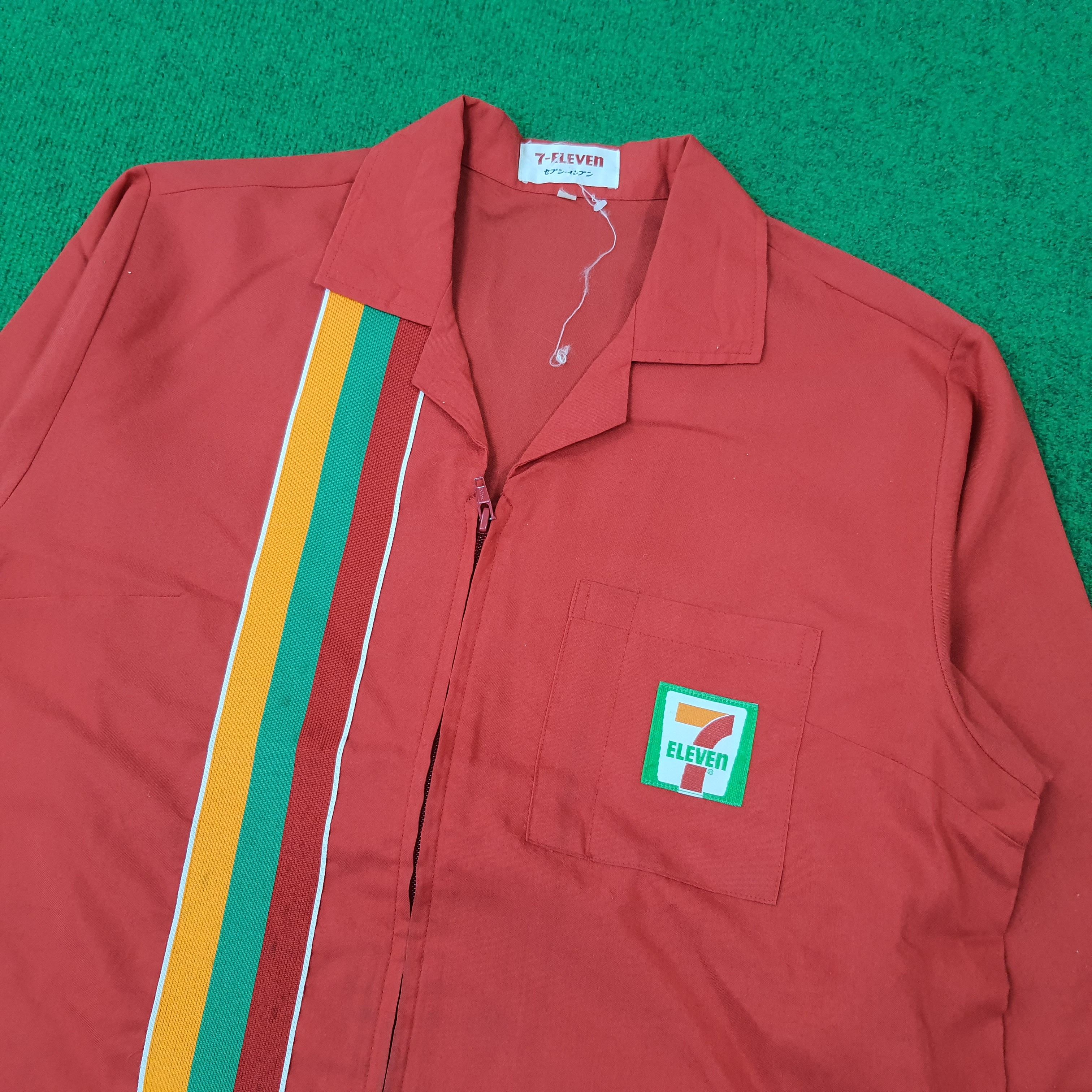 Japanese Brand × Vintage Vintage 7 Eleven Staff Japan Edition Uniform Jacket C219N66 Size US M / EU 48-50 / 2 - 2 Thumbnail