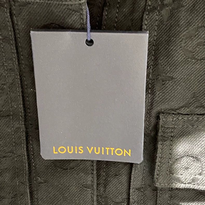Louis Vuitton Louis Vuitton 25ss new black presbyopic full print denim j Size XS / US 0-2 / IT 36-38 - 5 Thumbnail