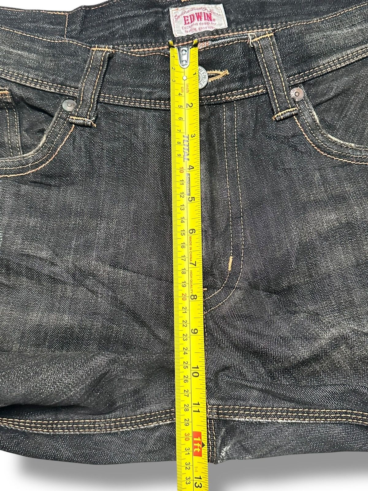 Edwin Edwin Exclusive Vintage Straight Leg Buckleback With Faded Size US 39 - 18 Thumbnail