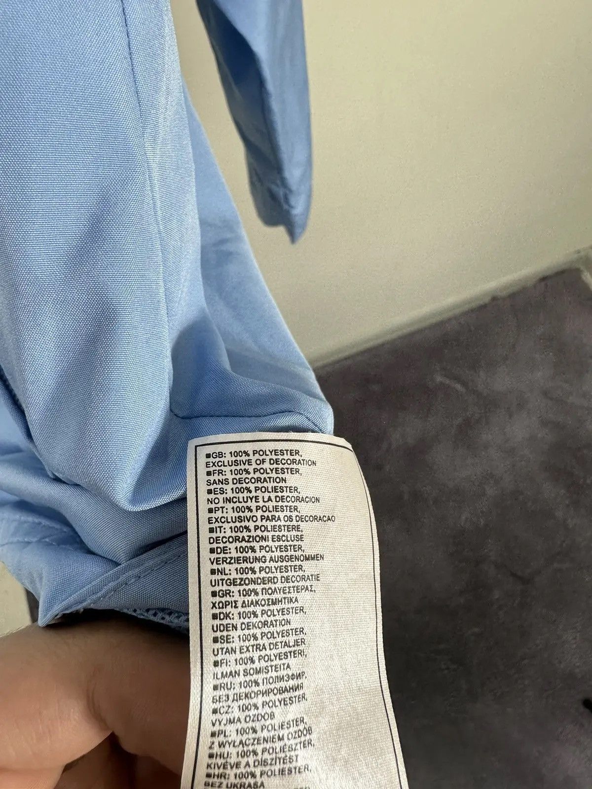 Nike × Vintage Vintage Nike Y2K Light Blue Swoosh Hype Retro Drill Jacket Size US XL / EU 56 / 4 - 8 Thumbnail