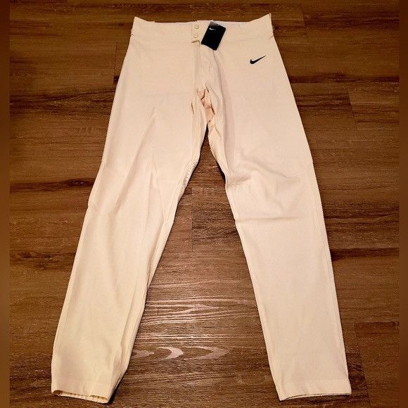 Nike Nike Team Vapor Prime Vented Baseball Game Pants Cream Size US 34 / EU 50 - 2 Thumbnail
