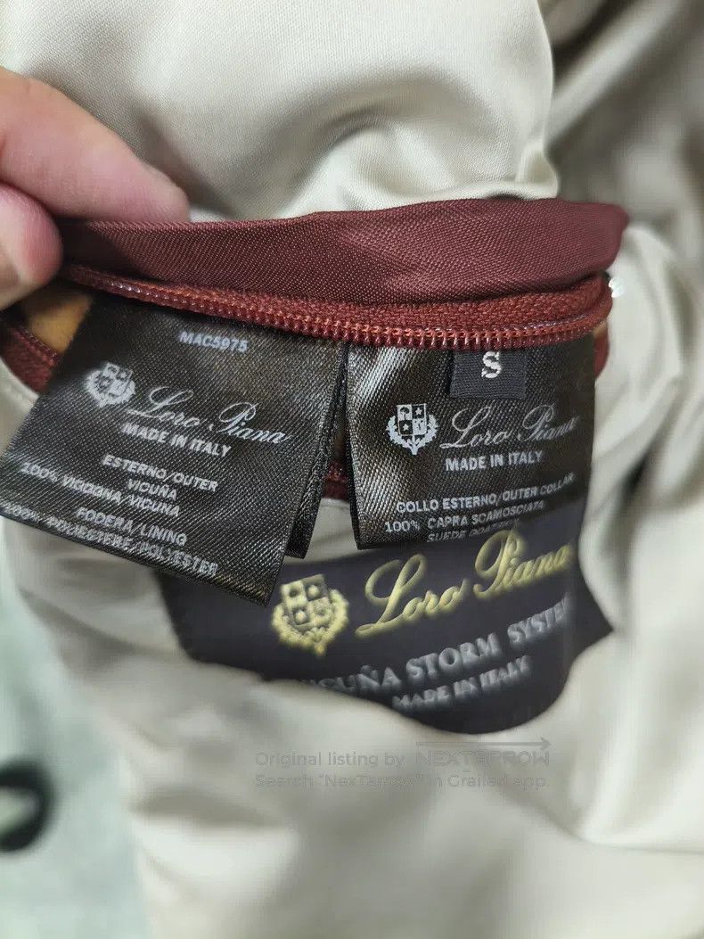 Loro Piana Loro Piana Camel Cotton Jacket, 100% Vicuna Camel Waterpro Size US S / EU 44-46 / 1 - 6 Thumbnail