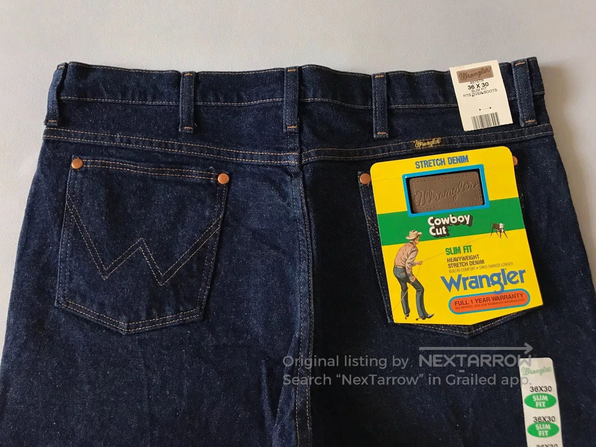 Wrangler Wrangler 937STR BootCut Jeans. Size US 36 / EU 52 - 5 Thumbnail