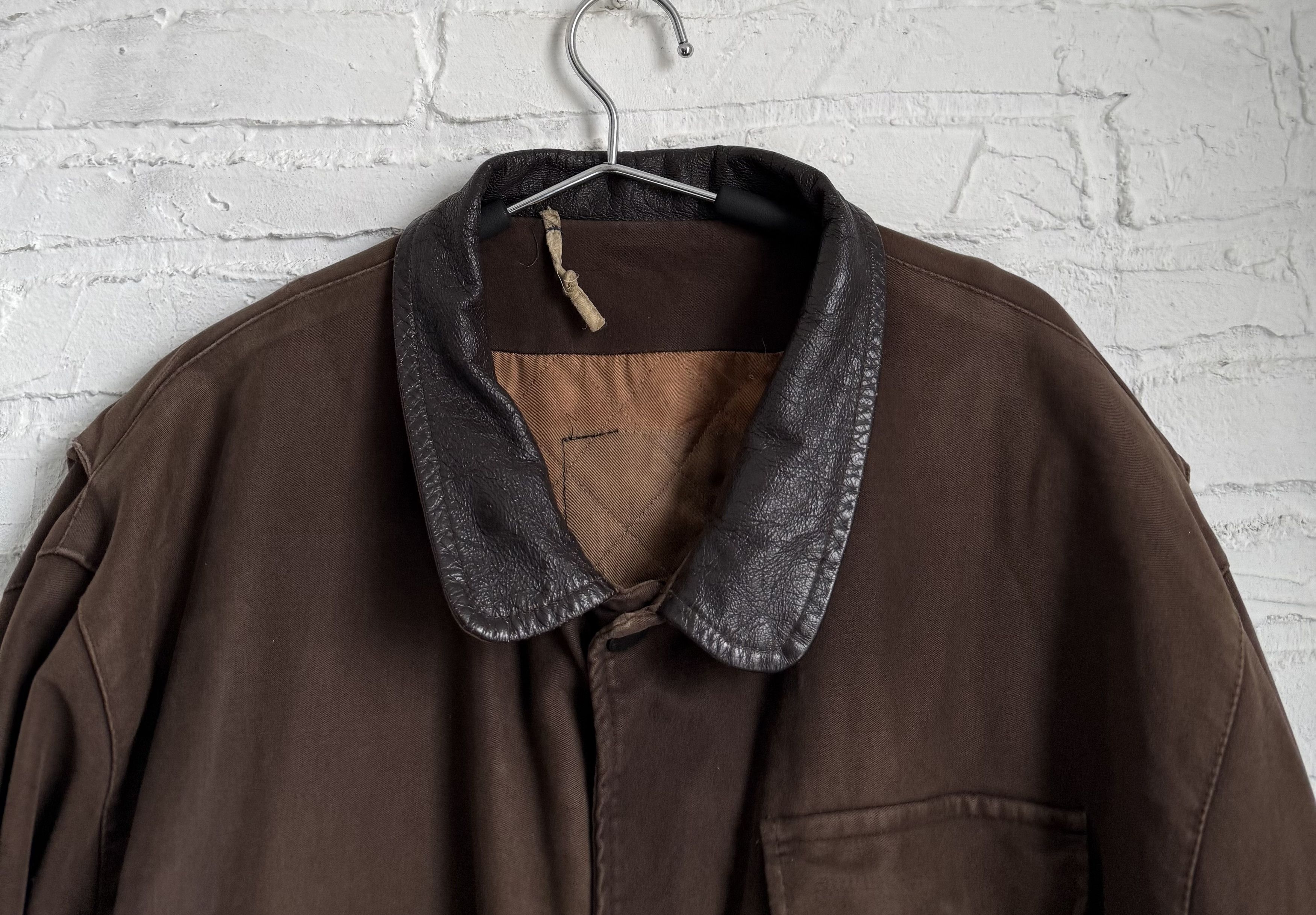 Barbour Vintage Barbour A783 Moleskin Jacket Brown Leather Collar Size US L / EU 52-54 / 3 - 11 Thumbnail