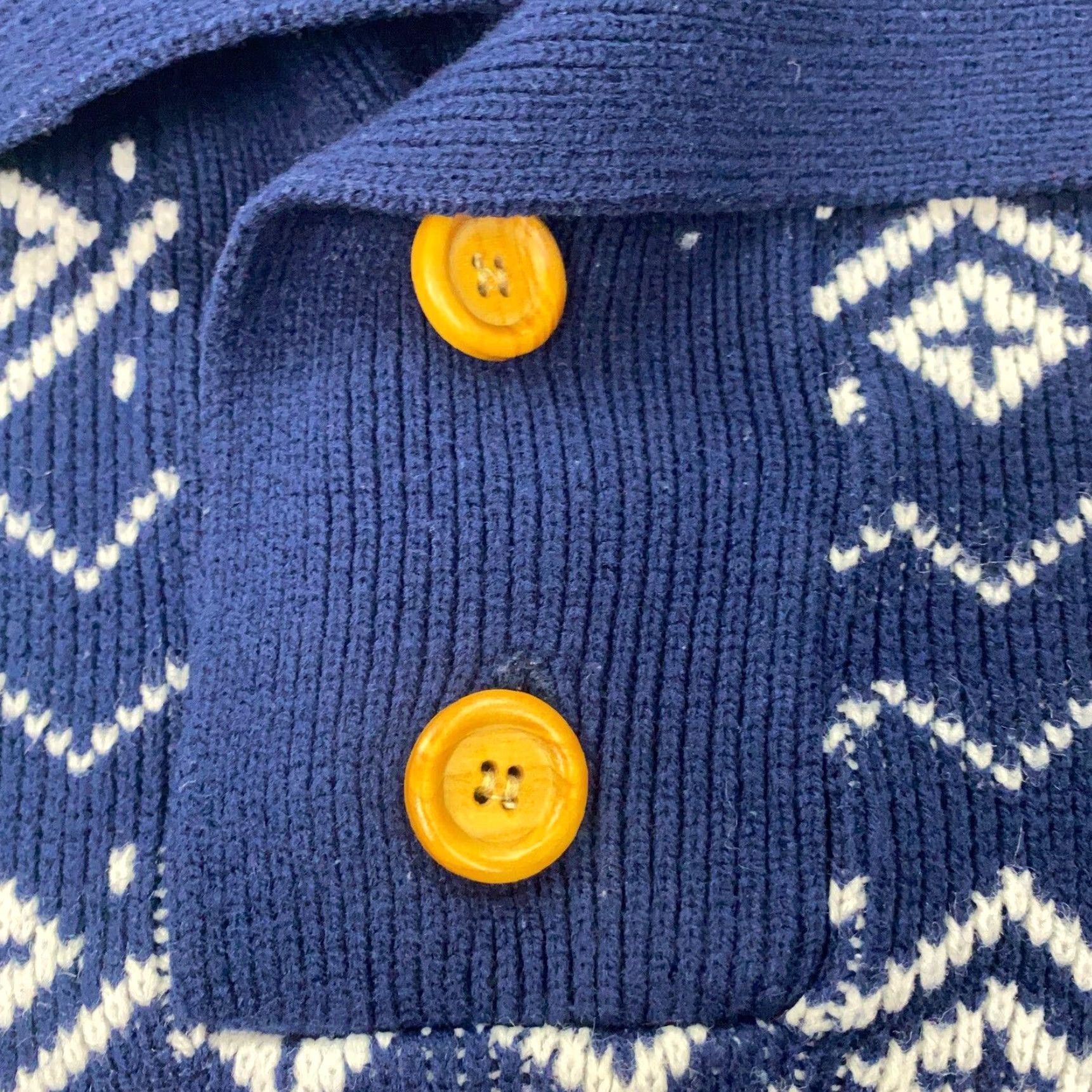 Vintage VINTAGE Richman Brothers Sweater Mens Medium Blue Fair Isle Knit Pullover Winter Classic Retro Holiday Mens Size US M / EU 48-50 / 2 - 2 Thumbnail