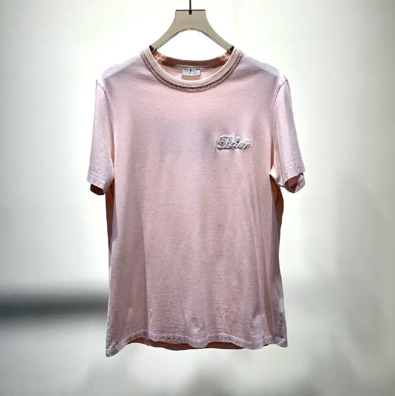 Dior Dior Pink Cotton Men's T-Shirt 0089 Size US L / EU 52-54 / 3 - 1 Thumbnail