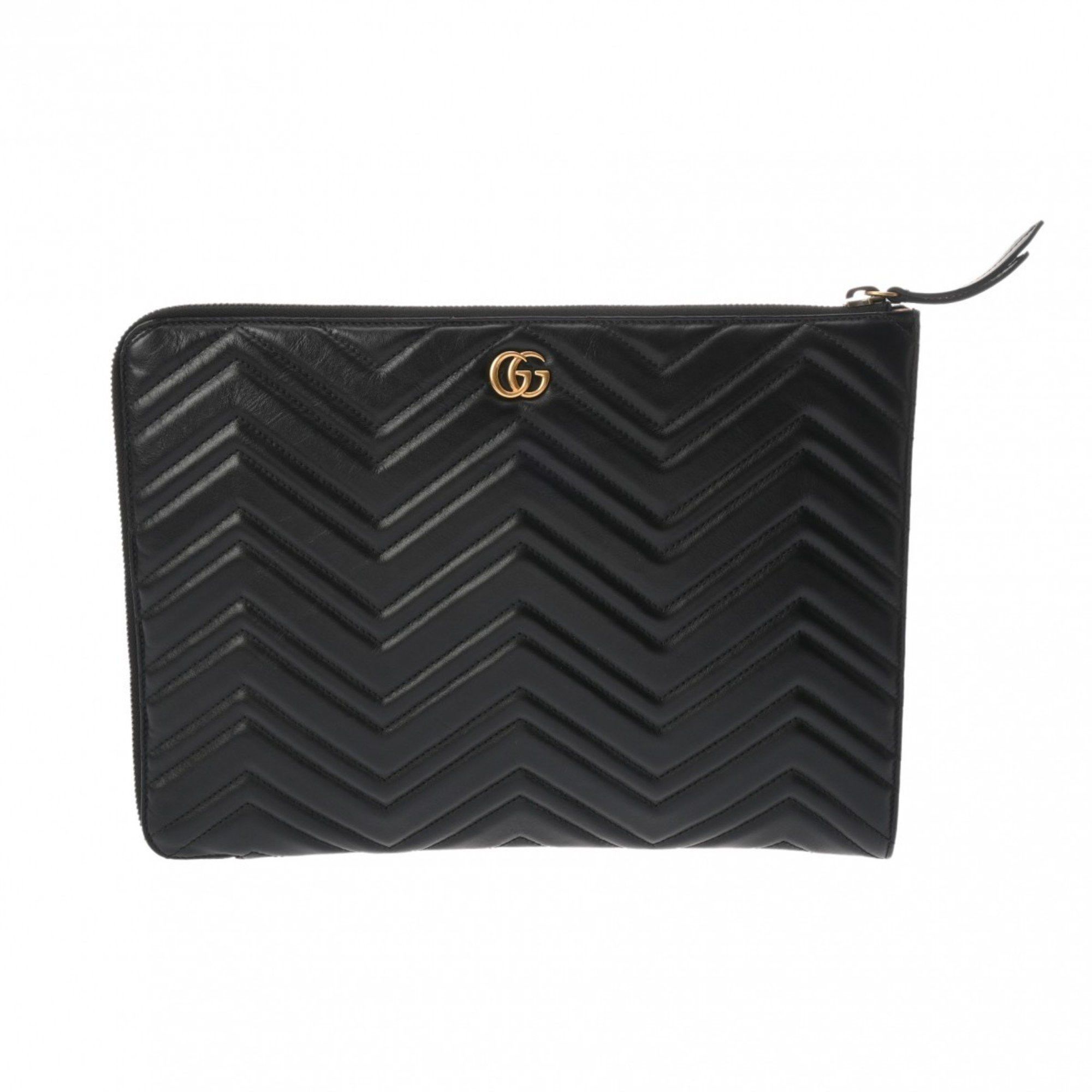 ★GUCCI レザーバック★ Gucci GUCCI 194297 Interlocking G PC Case Computer Bag Clutch