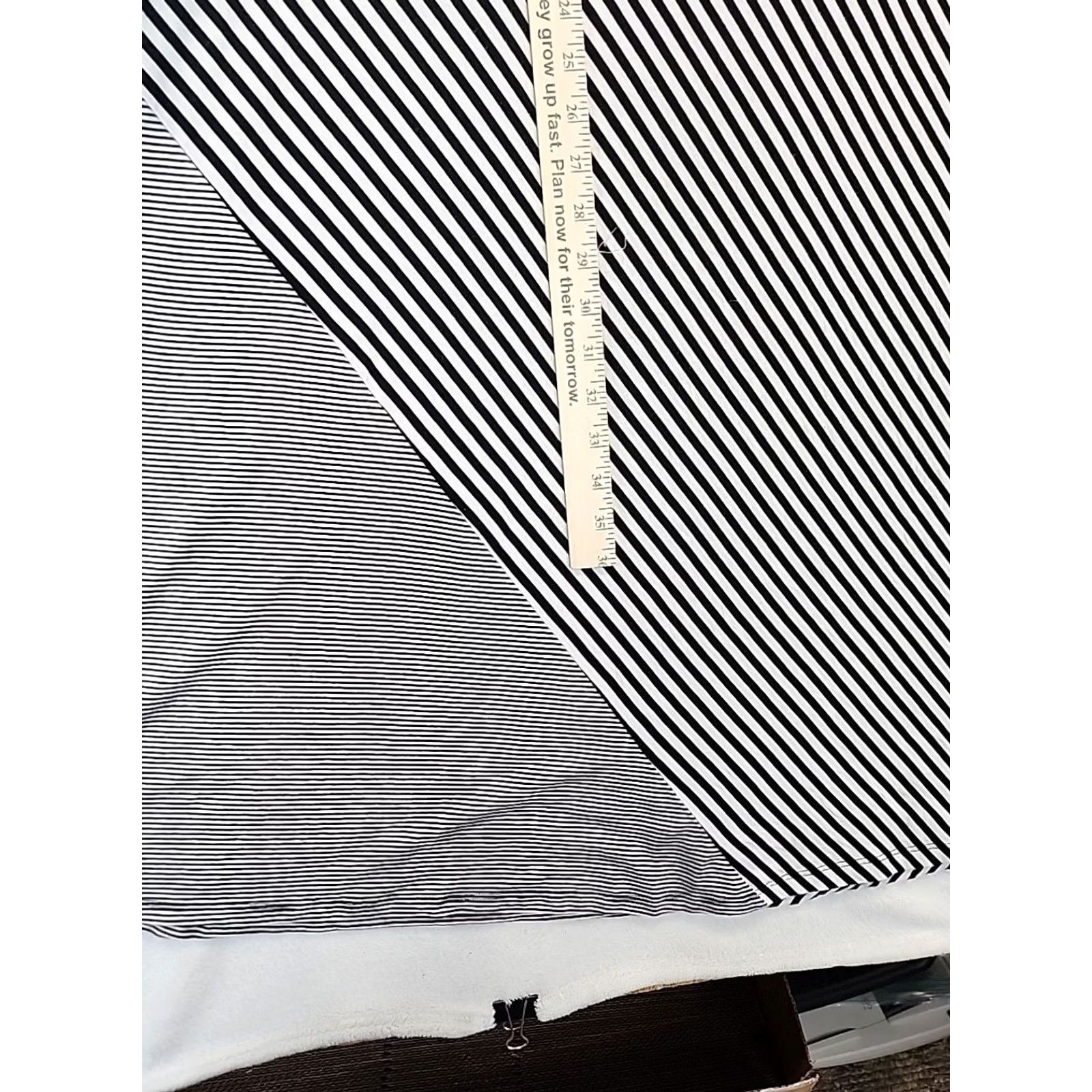 Vintage VINTAGE Vanity Black White Stripe Womens L Maxi Skirt A-Line Comfort Stretch Vintage Y2K Size 36" / US 14 / IT 50 - 6 Thumbnail
