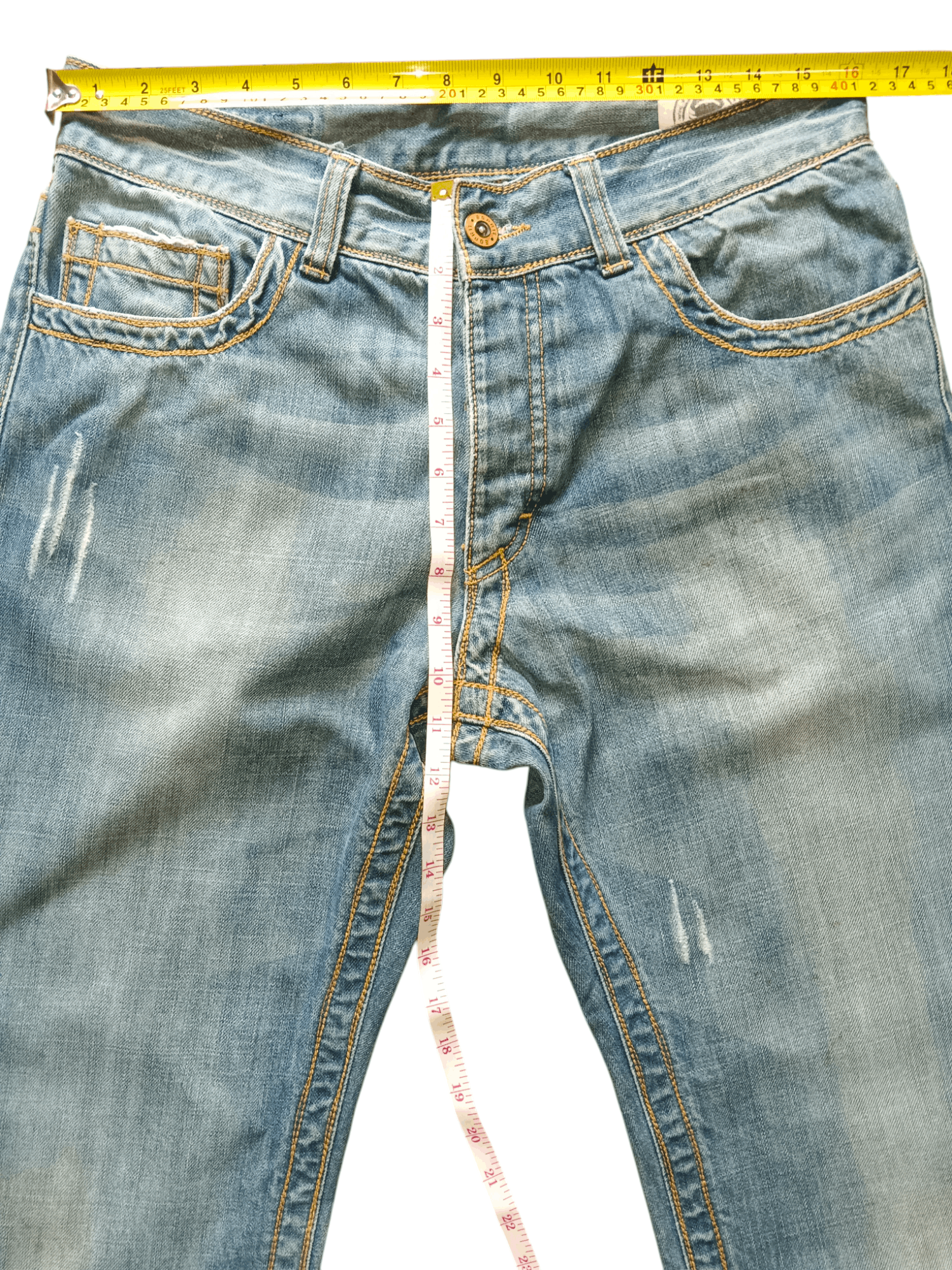 Esprit Vintage Esprit Distressed Handcrafted Punk Denim Size US 32 / EU 48 - 13 Thumbnail