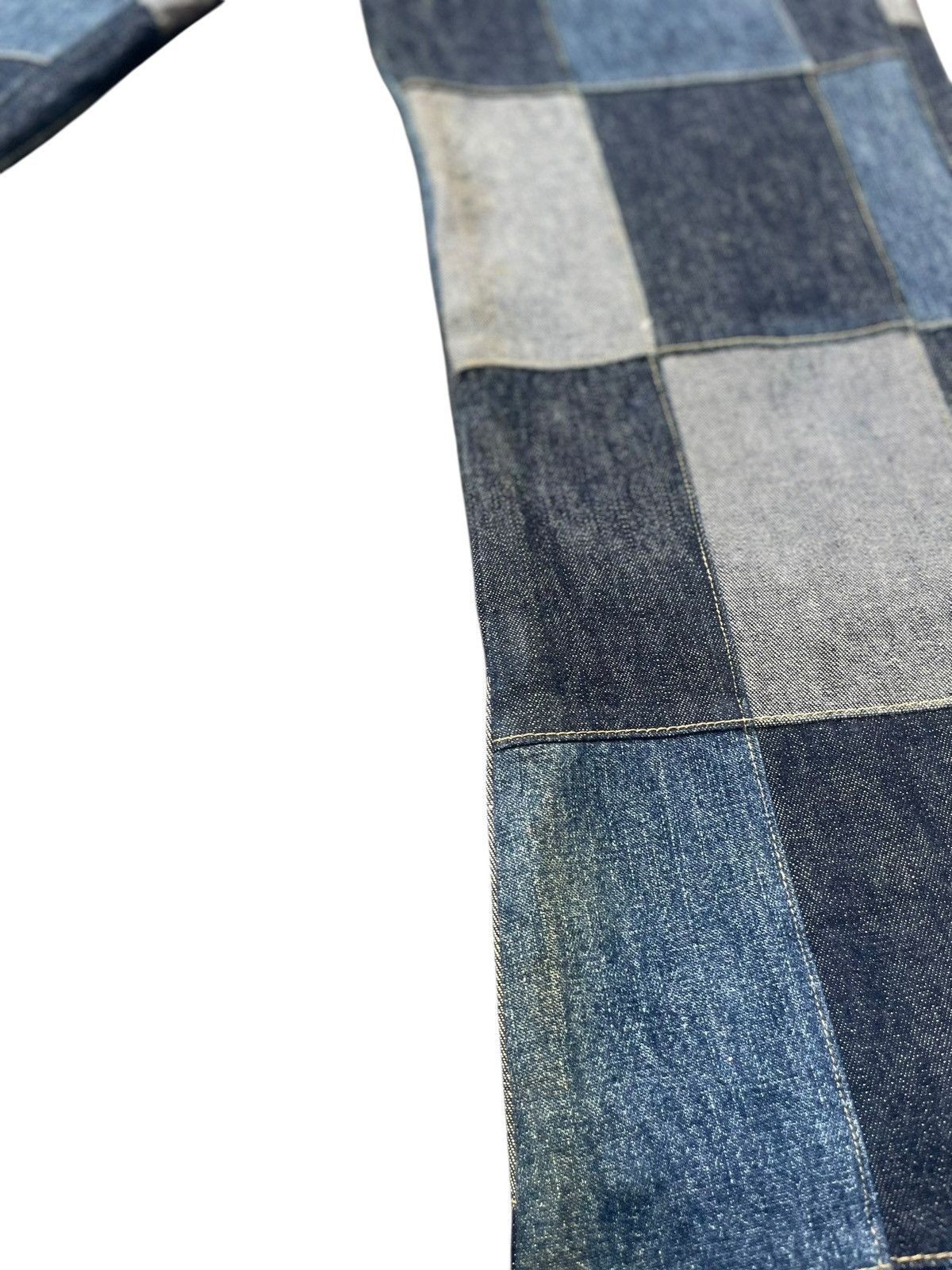 Japanese Brand Vintage Flare Custom Patch Denim Size US 28 / EU 44 - 3 Thumbnail
