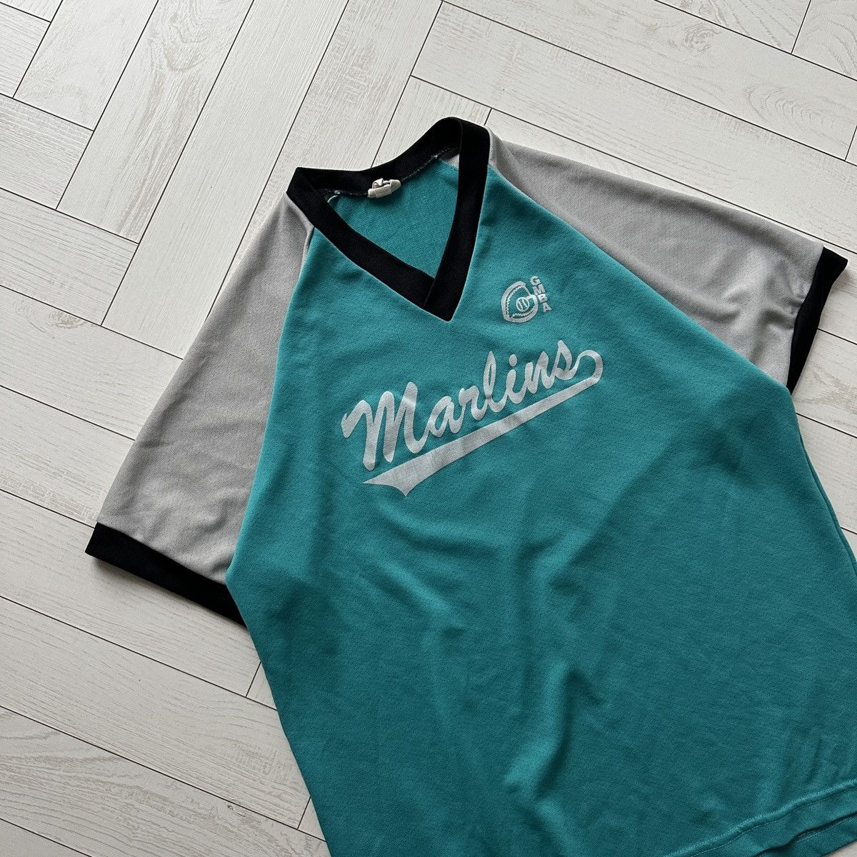 Other Vintage 80s Darby GMBA sportswear Marlins jersey Canada y2k Size US L / EU 52-54 / 3 - 7 Thumbnail