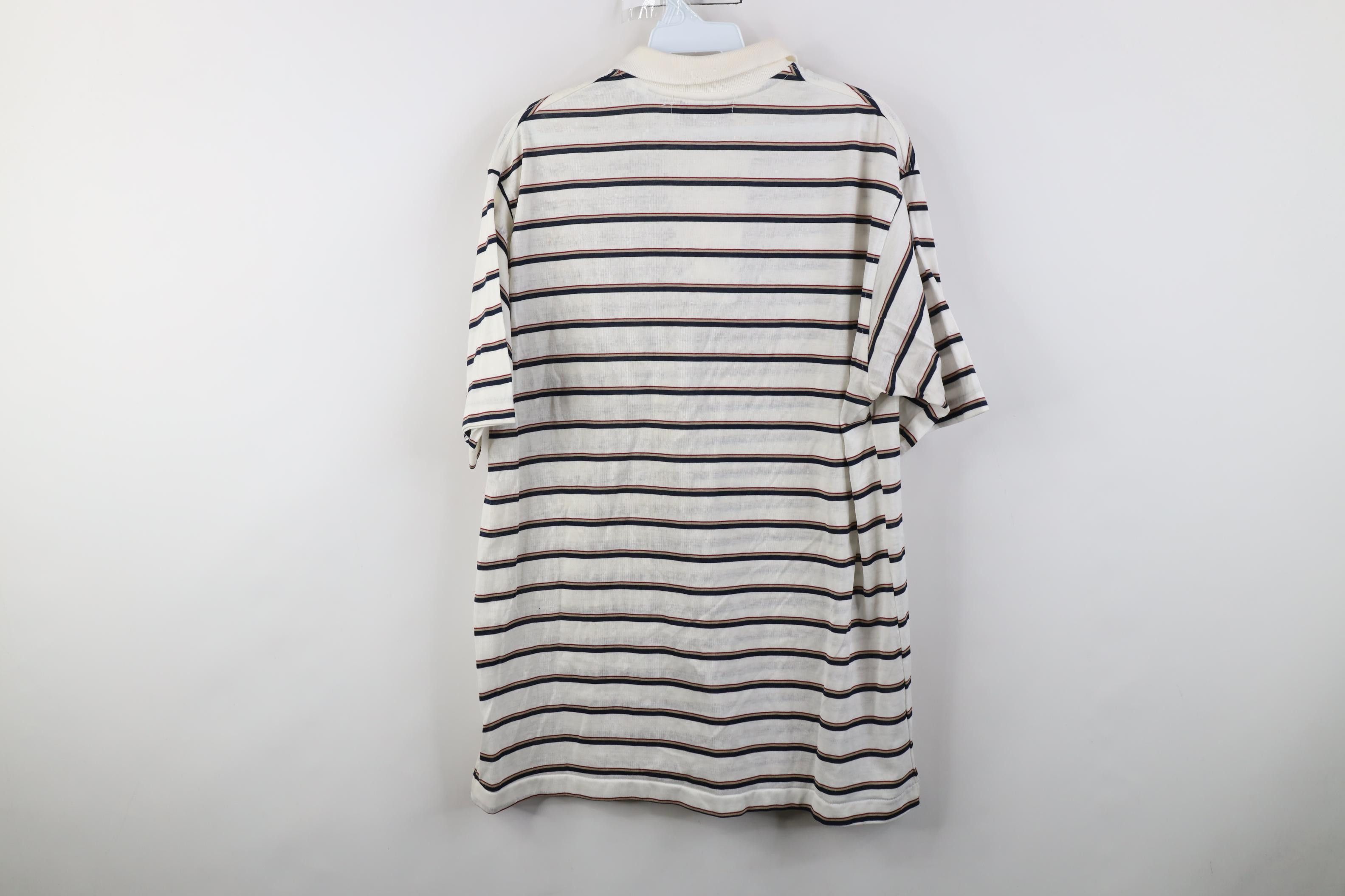 Vintage Vintage 70s 80s Streetwear Cotton Knit Golf Polo Shirt USA Size US XL / EU 56 / 4 - 13 Thumbnail