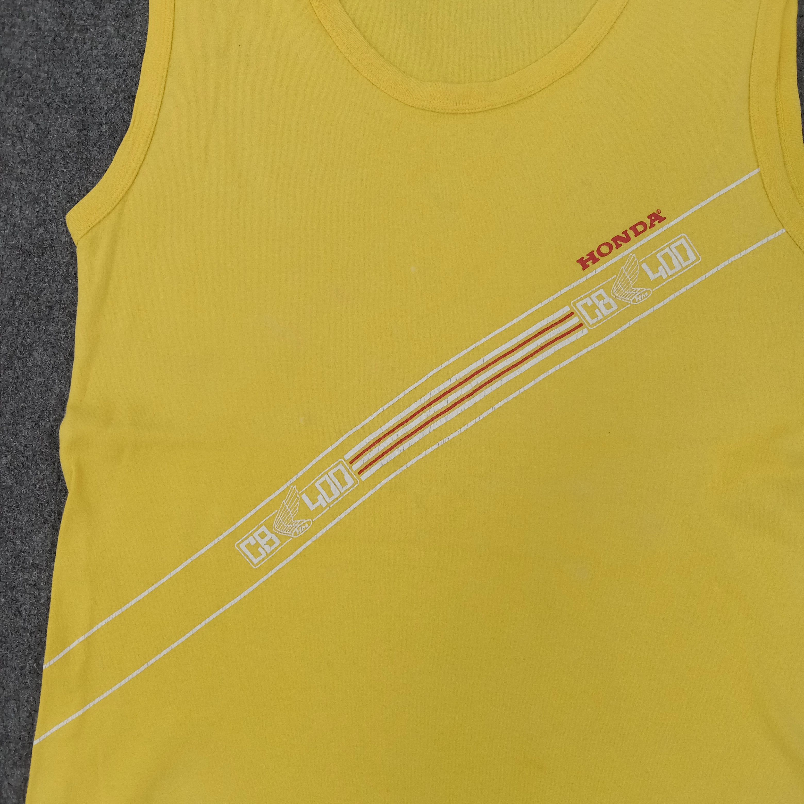 Honda × Vintage Honda Racing CB400 Motorsports Sleeveless Tshirt Size US S / EU 44-46 / 1 - 3 Thumbnail
