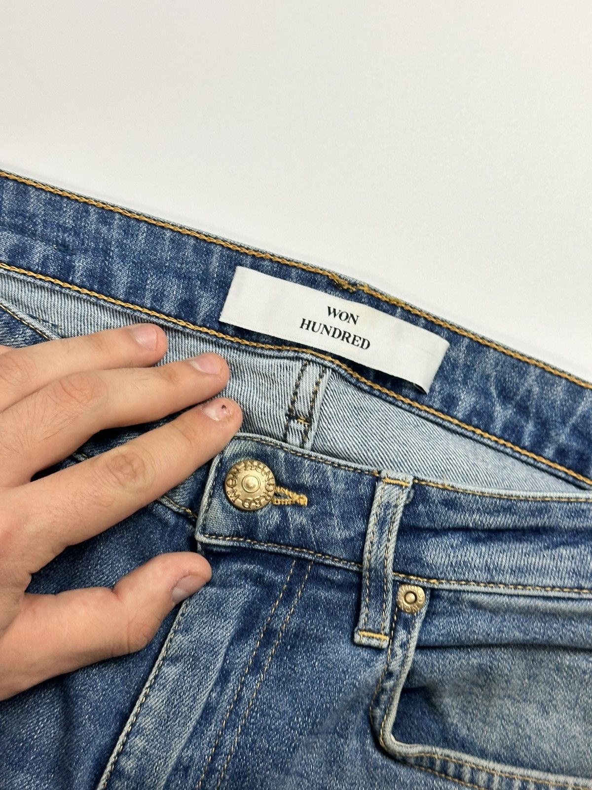 Won Hundred Won Hundred Jeans 31X32 Slim Y2K Size US 31 - 15 Thumbnail
