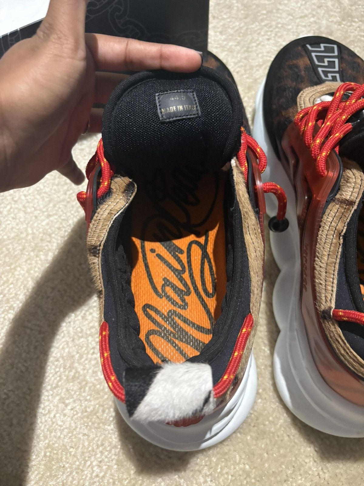 Versace Versace multi color safari sneakers Size US 11.5 / EU 44-45 - 4 Thumbnail