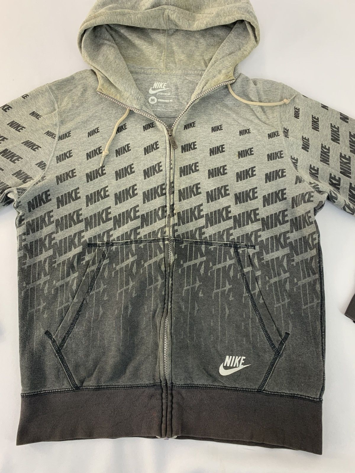 Nike Nike Sportswear Zip Up Hooded Nova Checked Design Spell Out Size US M / EU 48-50 / 2 - 3 Thumbnail