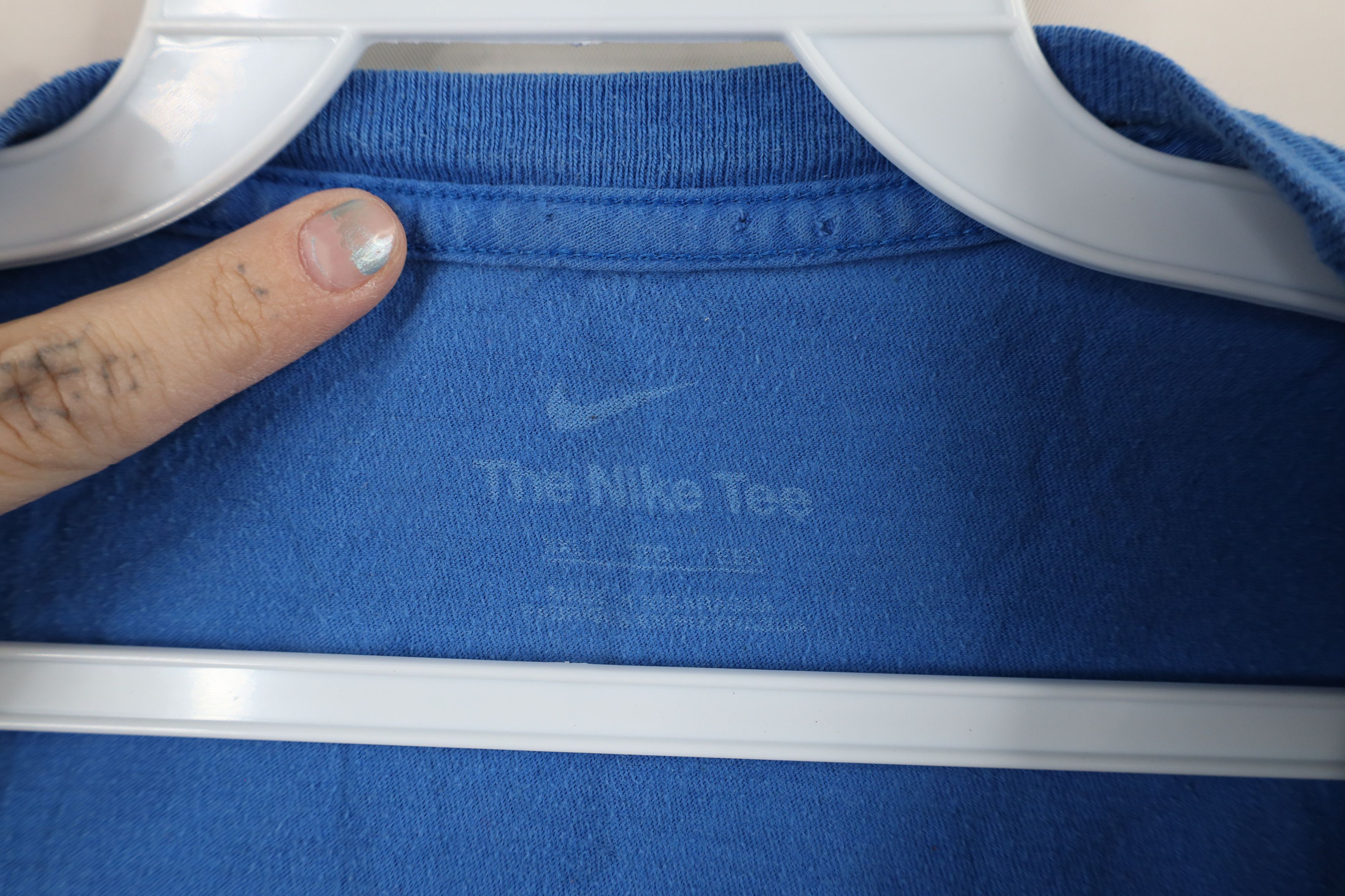 Nike × Vintage Nike Detroit Lions Football Short Sleeve T-Shirt Blue Size US XXL / EU 58 / 5 - 7 Thumbnail