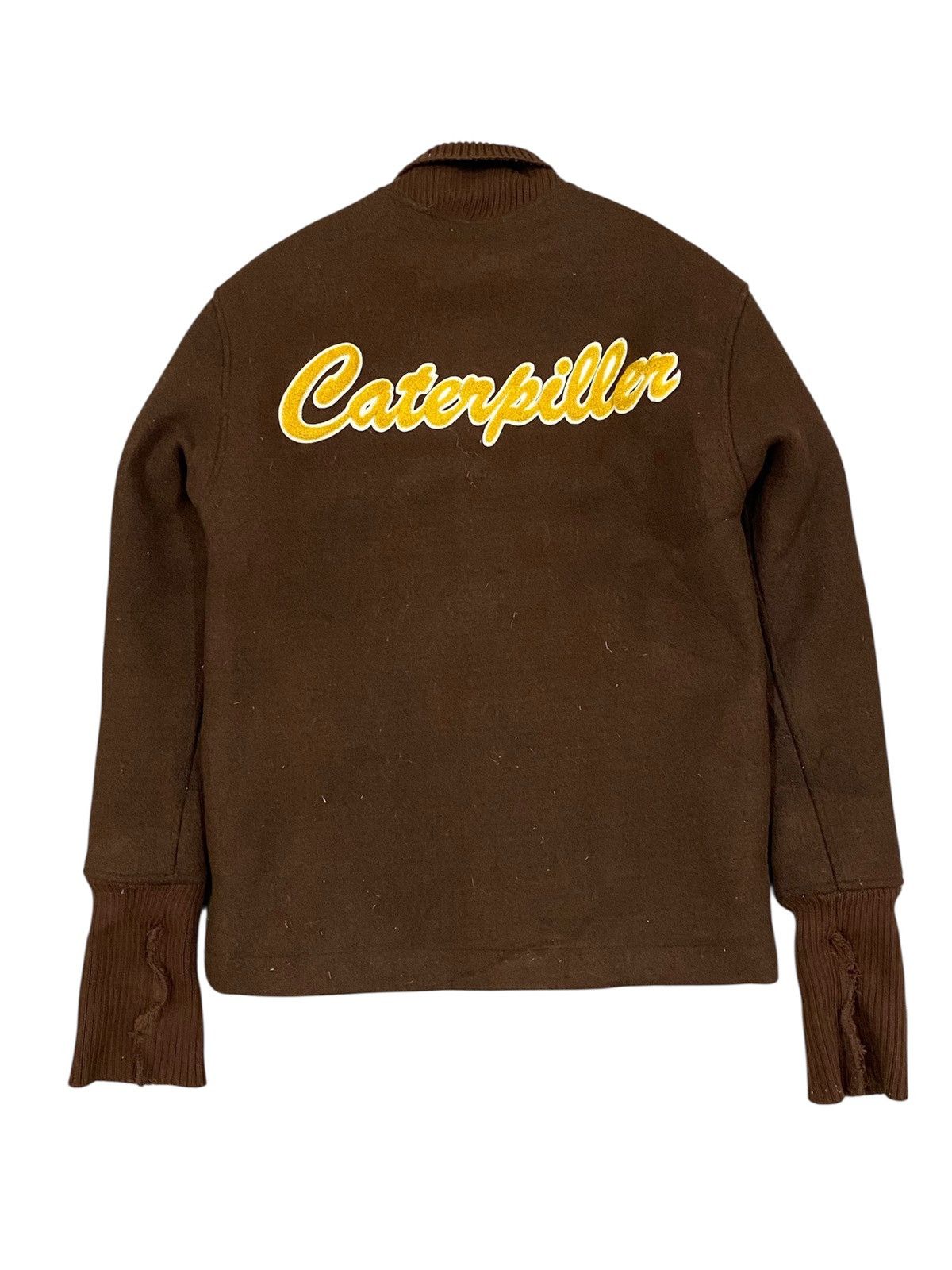 Caterpillar Vintage Caterpillar Varsity Wool Jacket Brown Size US XS / EU 42 / 0 - 1 Thumbnail