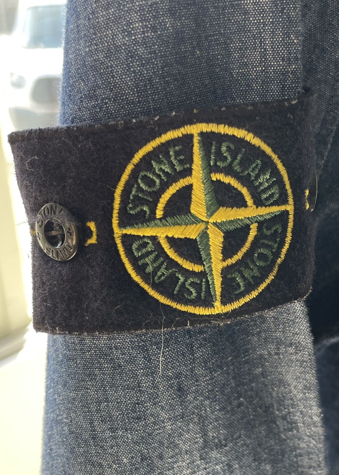 Stone Island Stone Island Chambray Over Shirt Buttonup Size US L / EU 52-54 / 3 - 6 Thumbnail