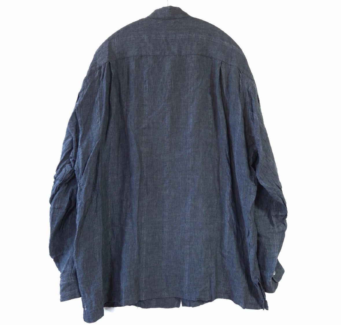 Issey Miyake ISSEY MIYAKE MEN 2001SS Linen Long Sleeve Shirt Size US L / EU 52-54 / 3 - 2 Thumbnail