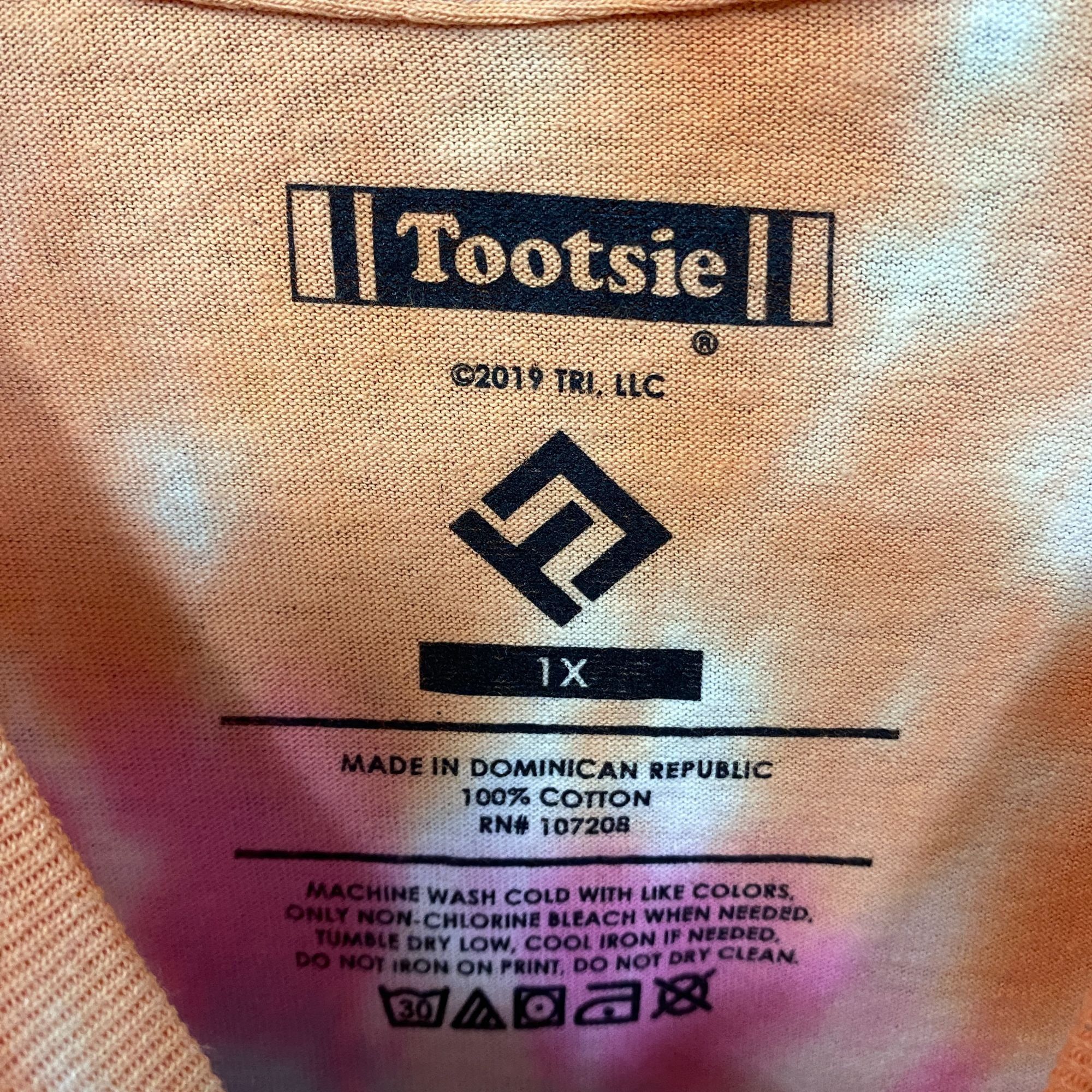 Band Tees Tootsie Blow Pop BubbleGum Candy Sunset Tie Dye T-Shirt XL Size US XL / EU 56 / 4 - 4 Thumbnail
