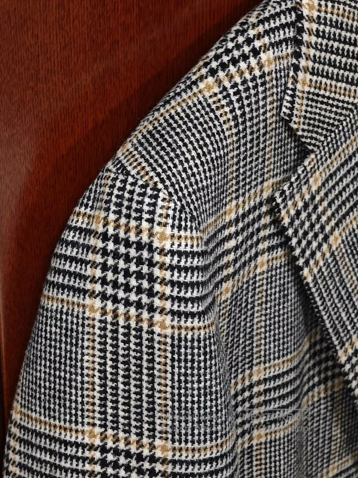 Morgano Portuguese Wool Houndstooth Blazer. Size US M / EU 48-50 / 2 - 2 Thumbnail