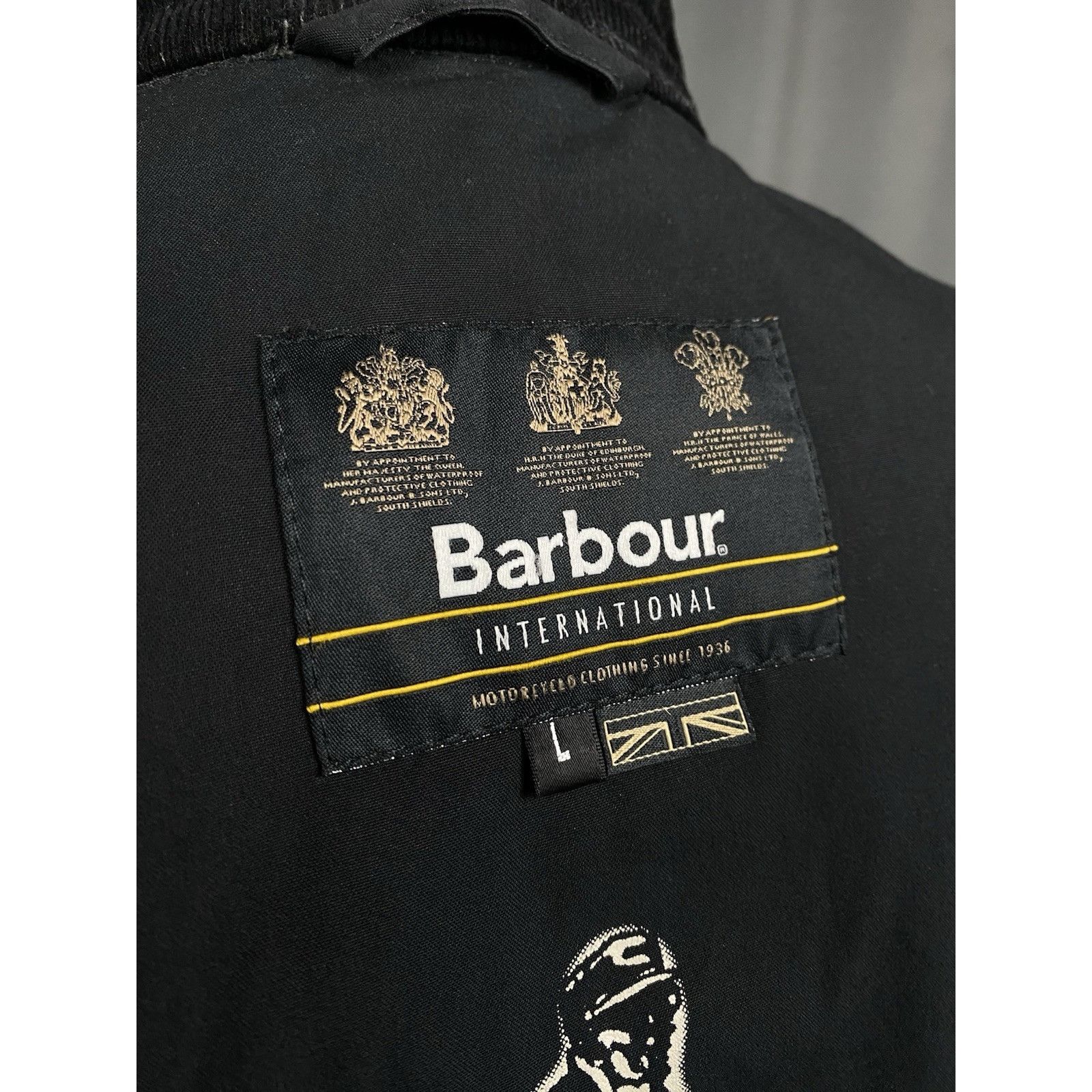 Barbour Barbour Braken Men's Black Waxed Motorcycle Jacket Size L Size US L / EU 52-54 / 3 - 11 Thumbnail