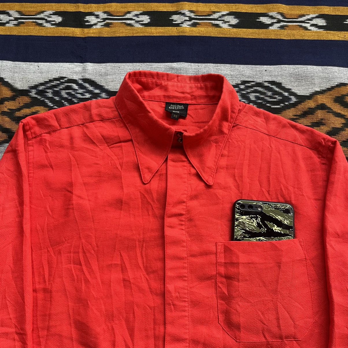 Gaultier Homme Objet Jean Paul Guilter Homme Button Up Shirt Size US L / EU 52-54 / 3 - 2 Thumbnail