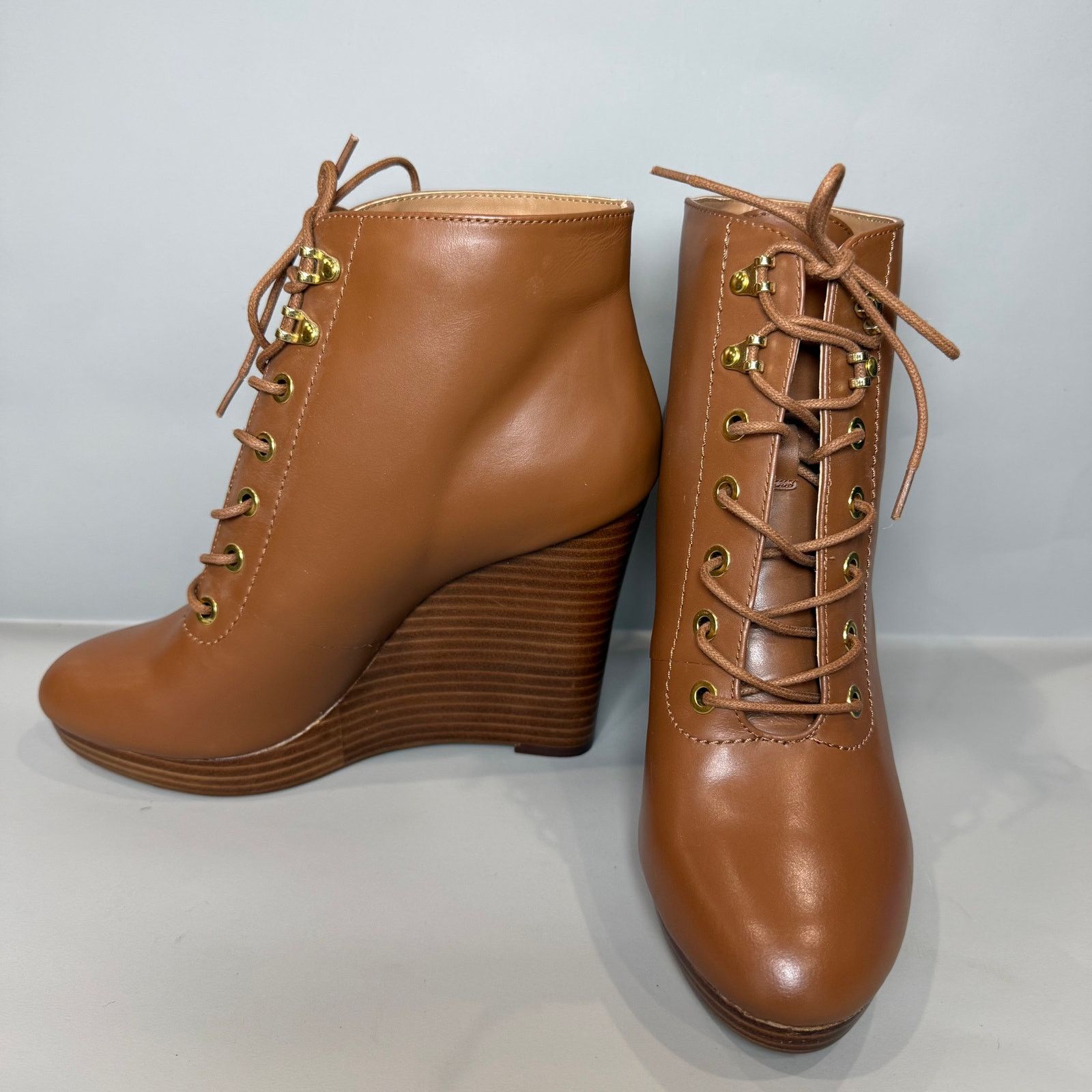 Guess GUESS Zoey Lace-Up Wedge Booties Size US 8 / IT 38 - 6 Thumbnail
