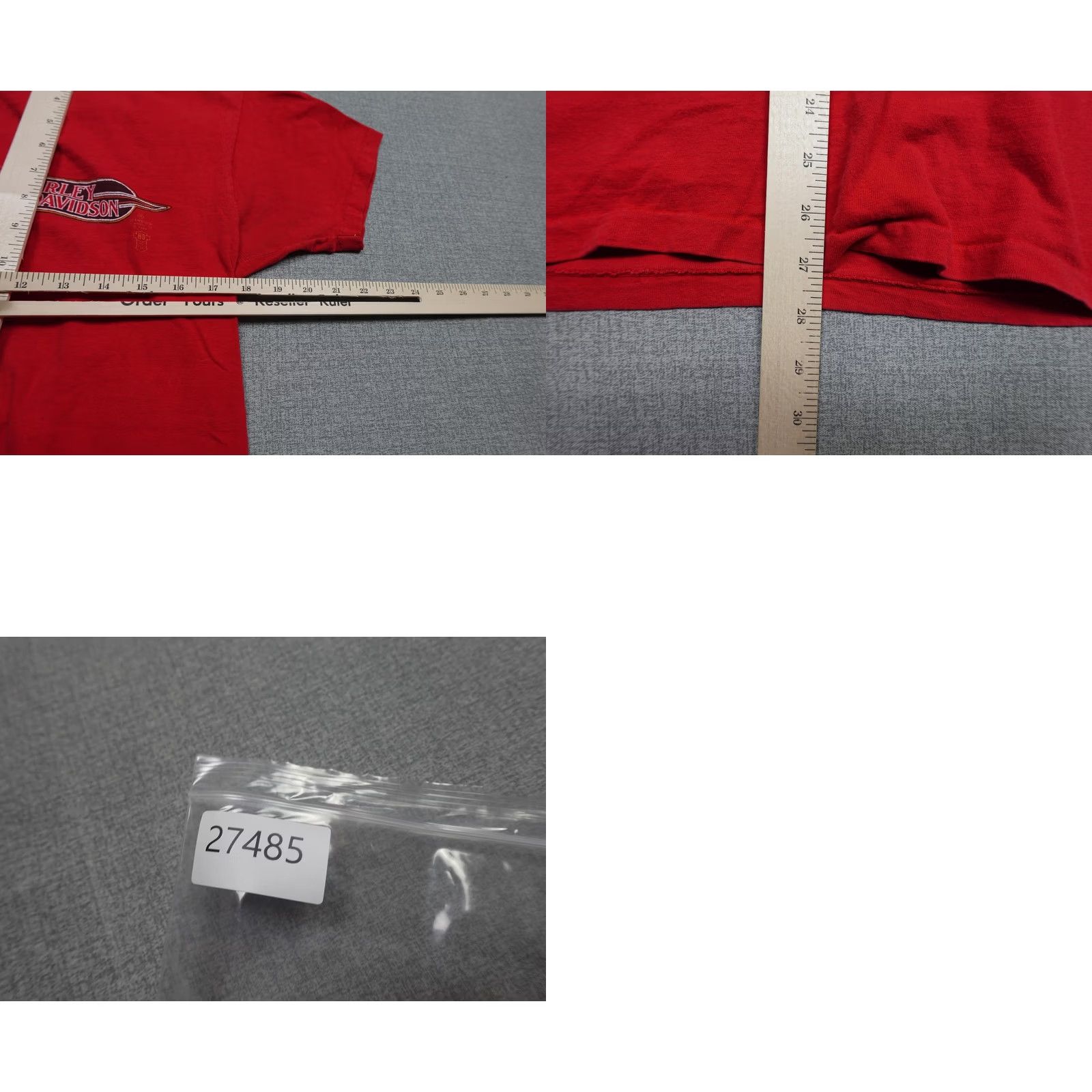 Harley Davidson VINTAGE Harley-Davidson Shirt Mens M Red 3D Emblem Orlando Dealer Biker 90s Size US M / EU 48-50 / 2 - 8 Thumbnail