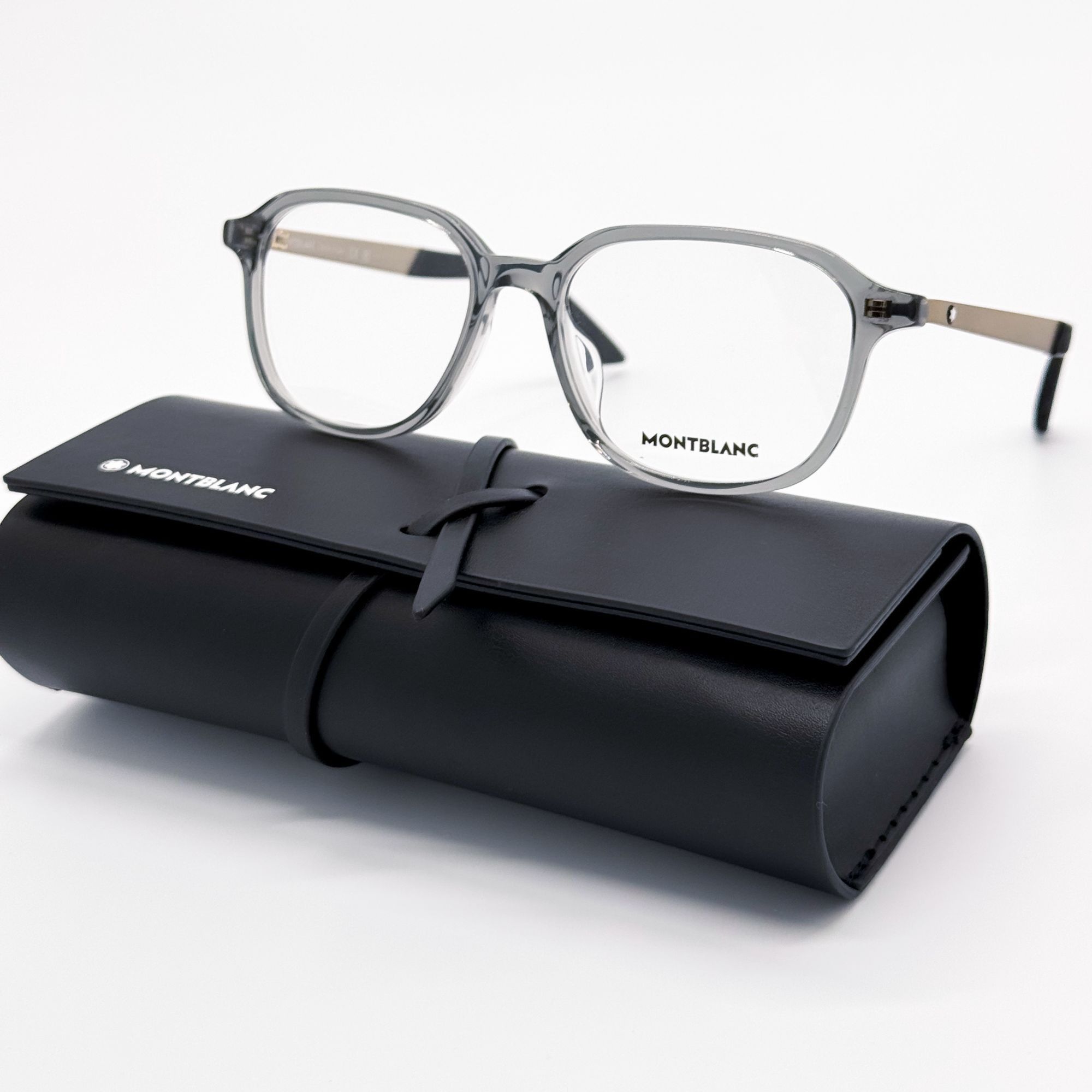 Montblanc NEW MONTBLANC EYEGLASSES MB0335OA 004 MEN GREY EYEWEAR Size ONE SIZE - 1 Thumbnail