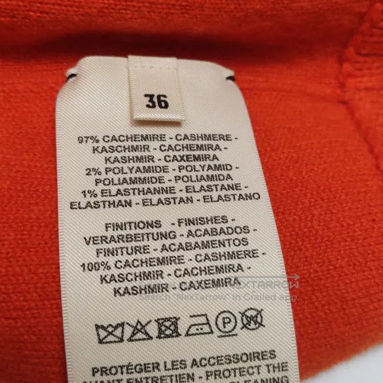 Hermes Hermes Cashmere Blended Single Breasted Round Neck Coat Size XS / US 0-2 / IT 36-38 - 7 Thumbnail