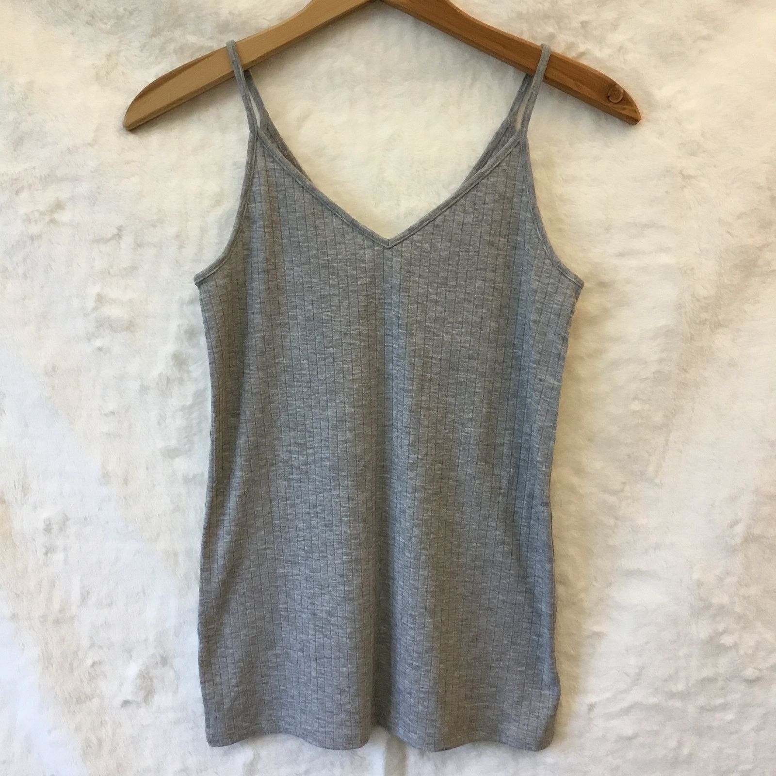 Loft LOFT Gray Double V Cami Size XS / US 0-2 / IT 36-38 - 6 Thumbnail