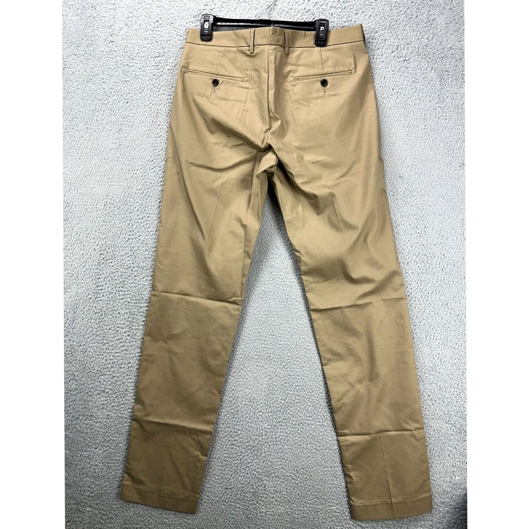Vintage VINTAGE J Crew Pants Mens 34X36 Ludlow Tan Khakis Chino 3XDry Slim Fit Flat Front NEW A8 Size US 34 / EU 50 - 2 Thumbnail