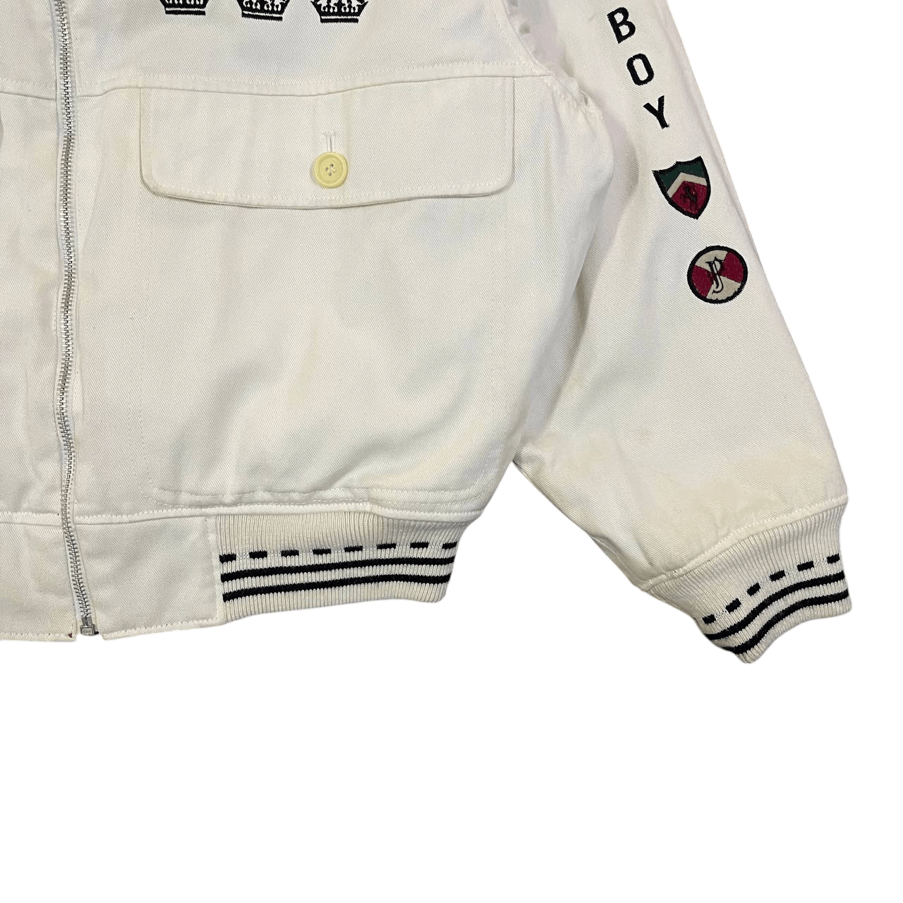 Japanese Brand Vintage Posh Boy Reversible Bomber Jacket Size US L / EU 52-54 / 3 - 6 Thumbnail